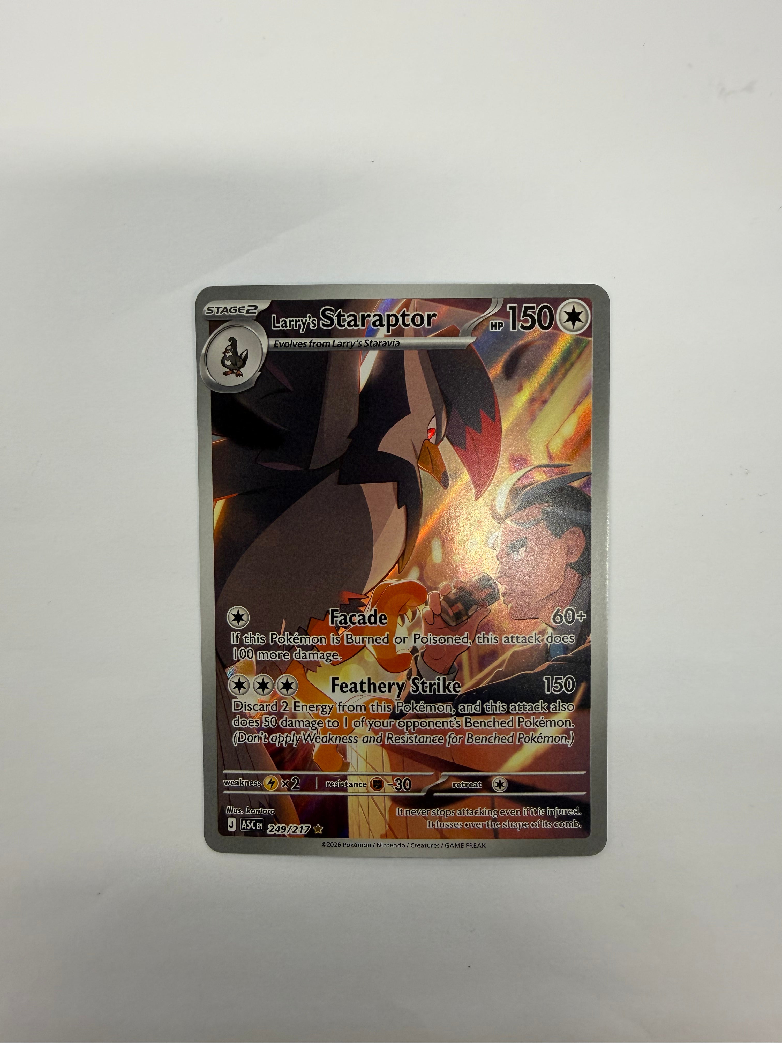 Pokémon TCG - Ascended Heroes Larry's Staraptor 249/217 NM