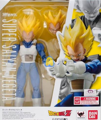 BANDAI S.H.Figuarts Dragon Ball Z Super Saiyan Vegeta Action Figure