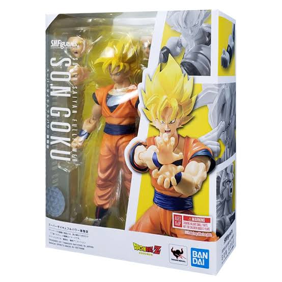 BANDAI S.H.Figuarts Dragon Ball Z Super Saiyan Full-power Son Goku Action Figure