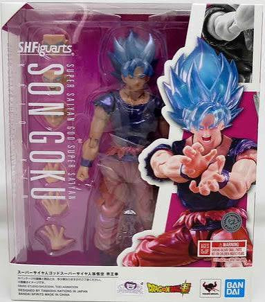 Bandai S.H.Figuarts Dragon Ball Super Super Saiyan God Super Saiyan Kaioken Son Goku Action Figure