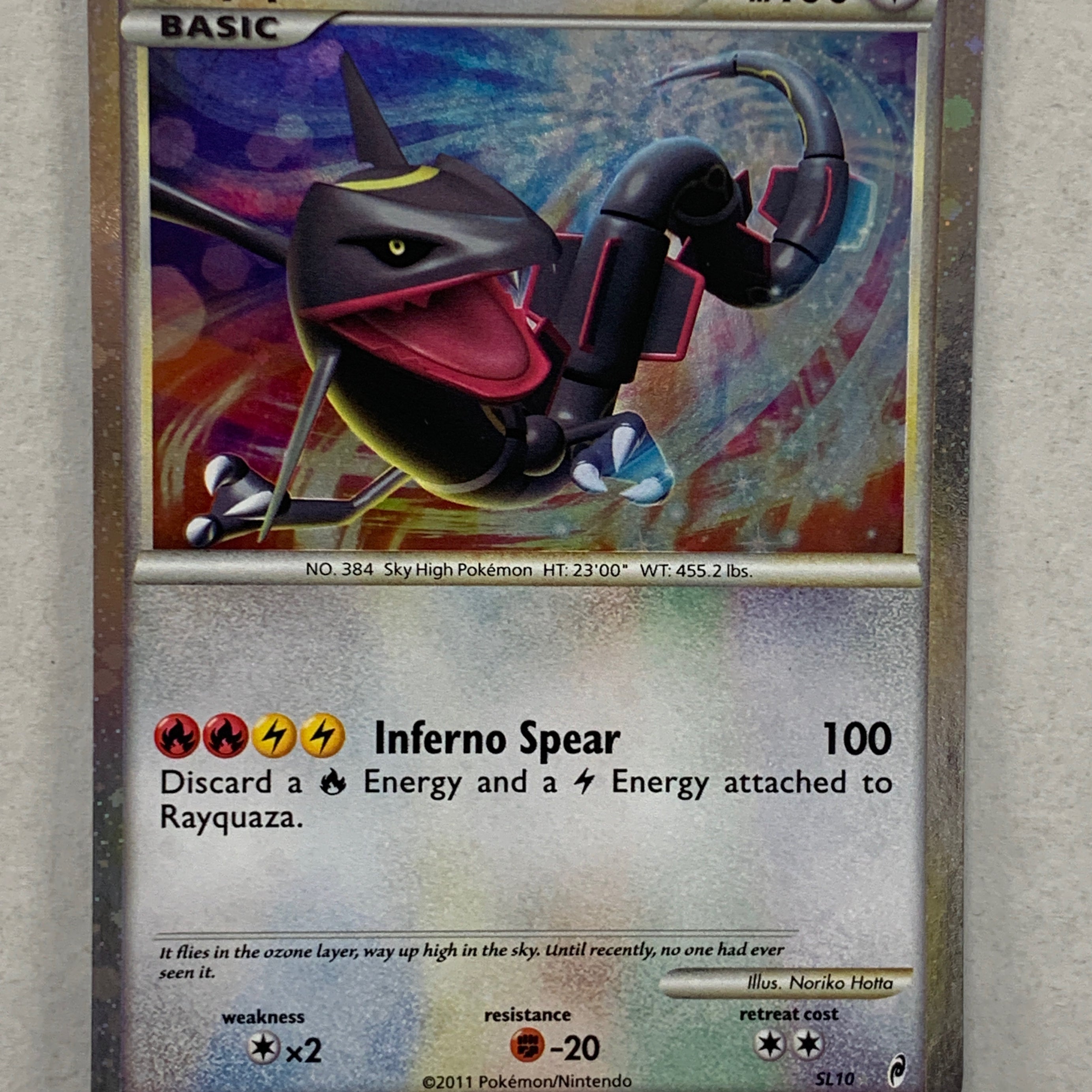 Pokémon TCG - Call of Legends Rayquaza SL10 NM