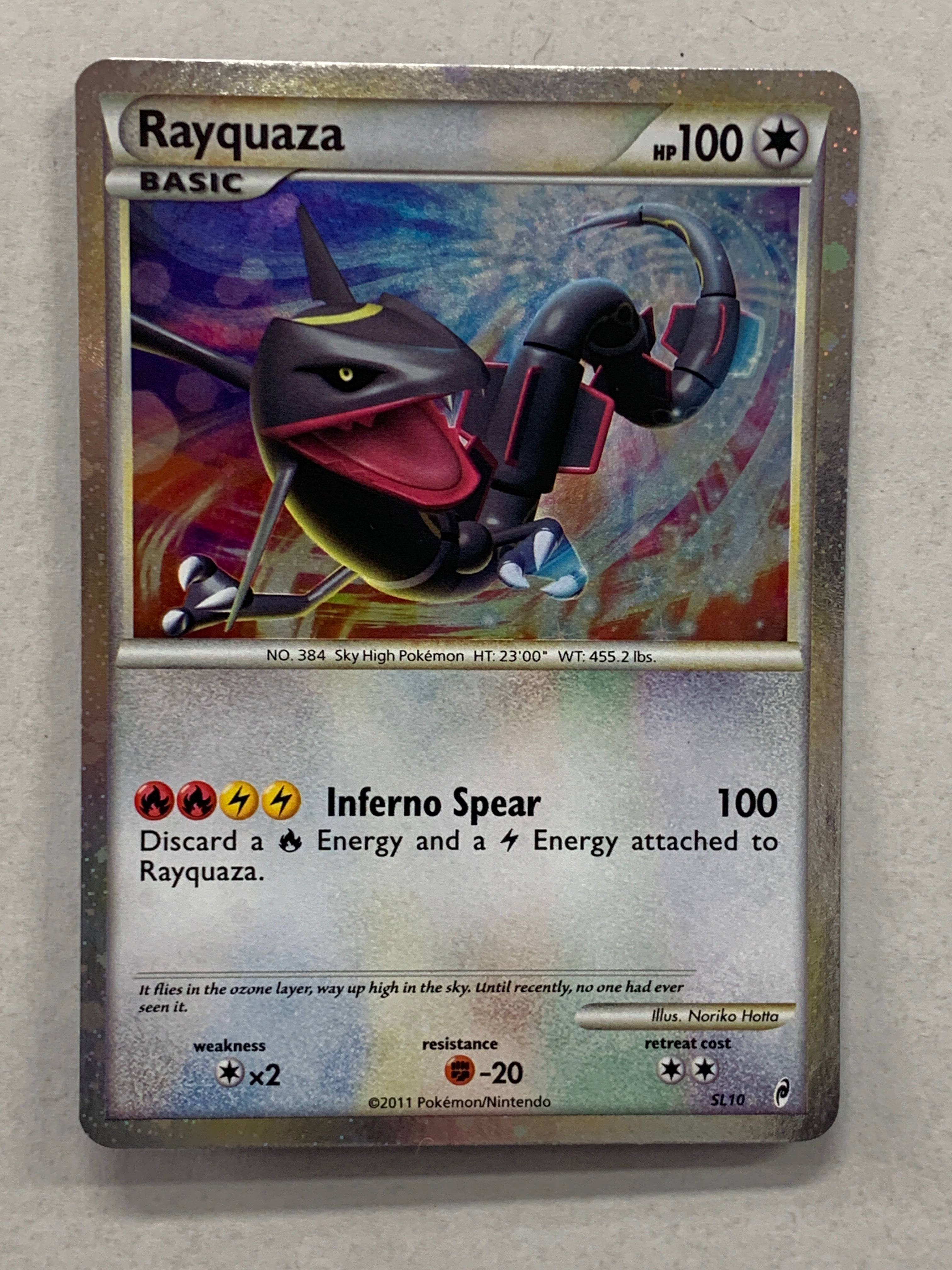 Pokémon TCG - Call of Legends Rayquaza SL10 NM