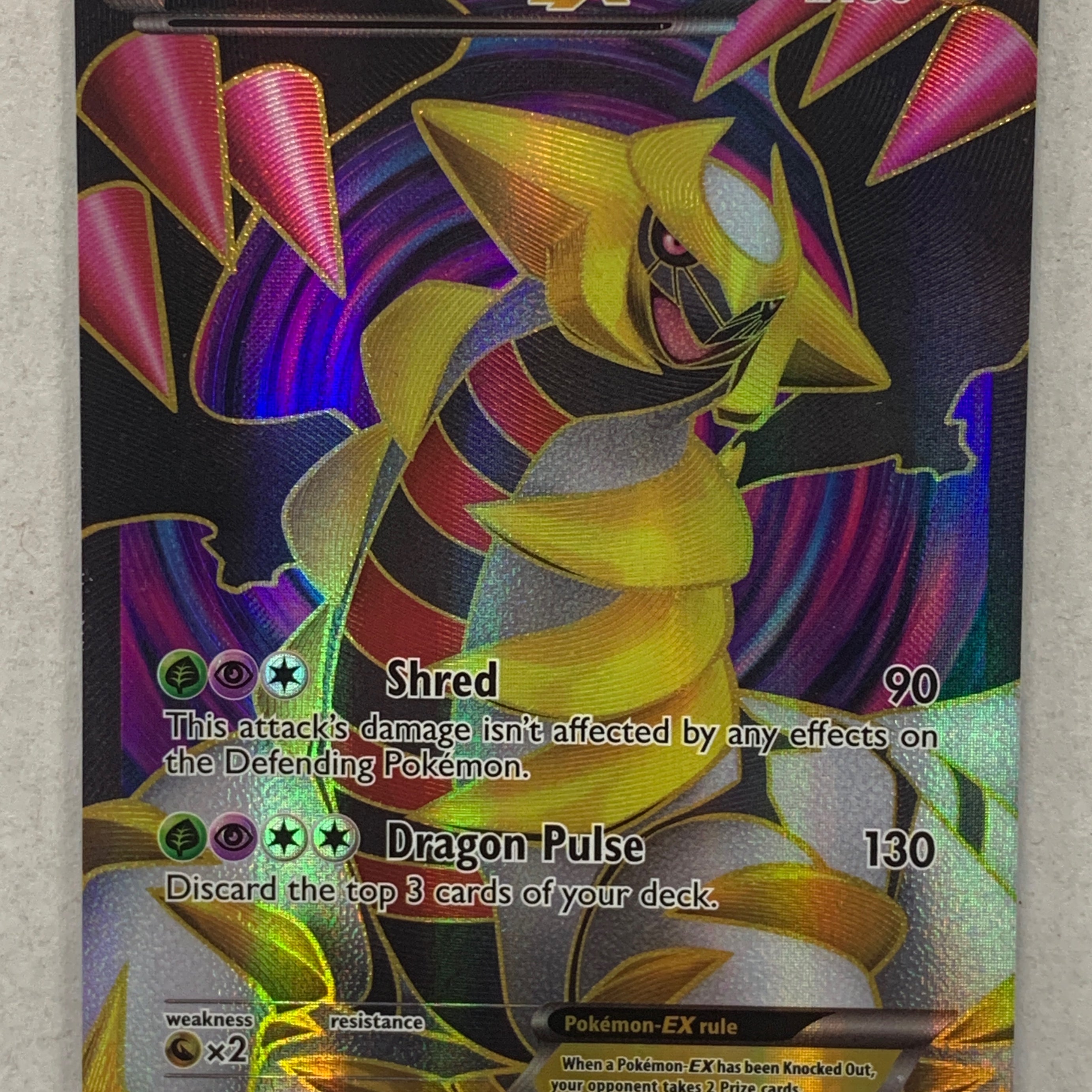 Pokémon TCG - Dragons Exalted Giratina EX 124/124 NM