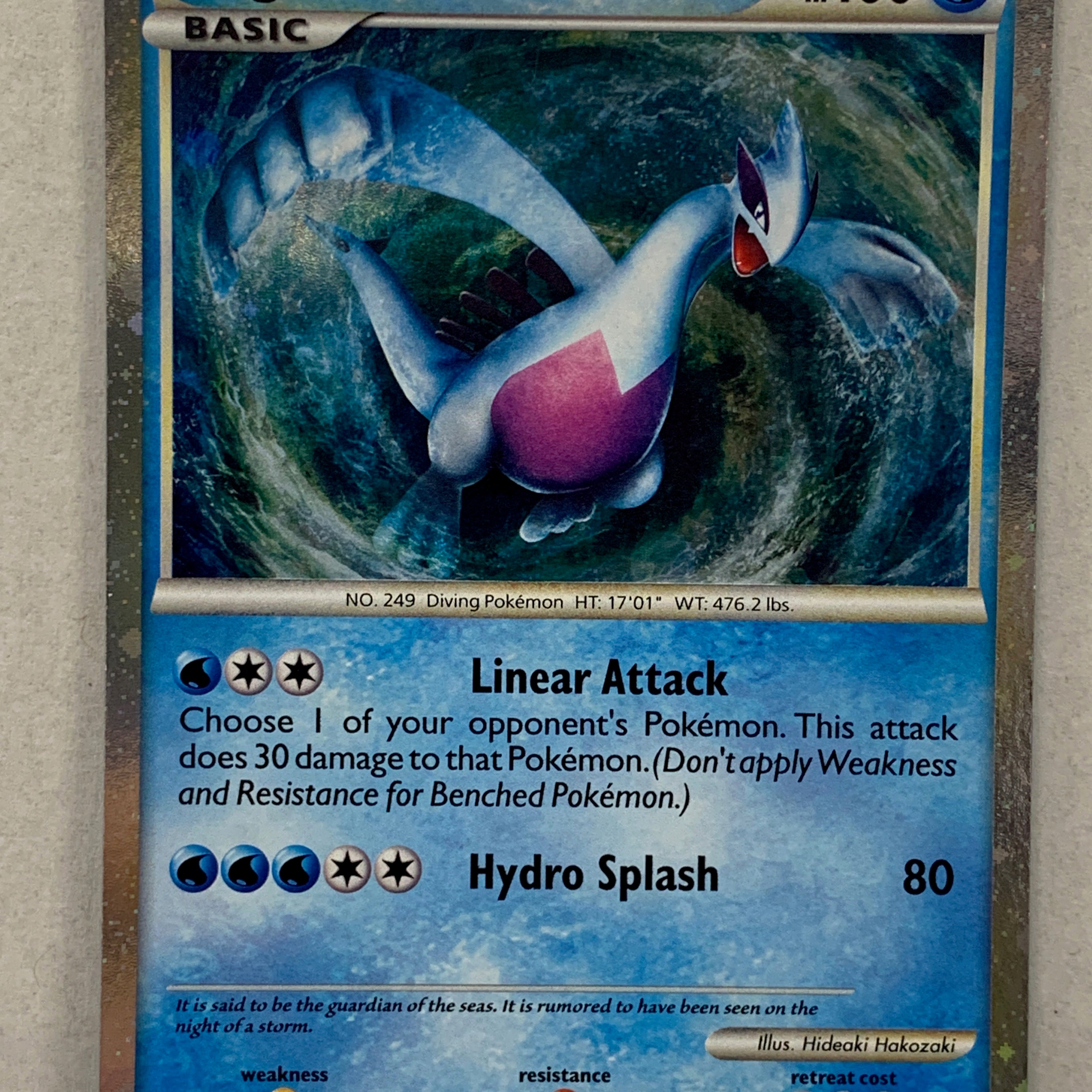 Pokémon TCG - Call of Legends Lugia SL7 NM