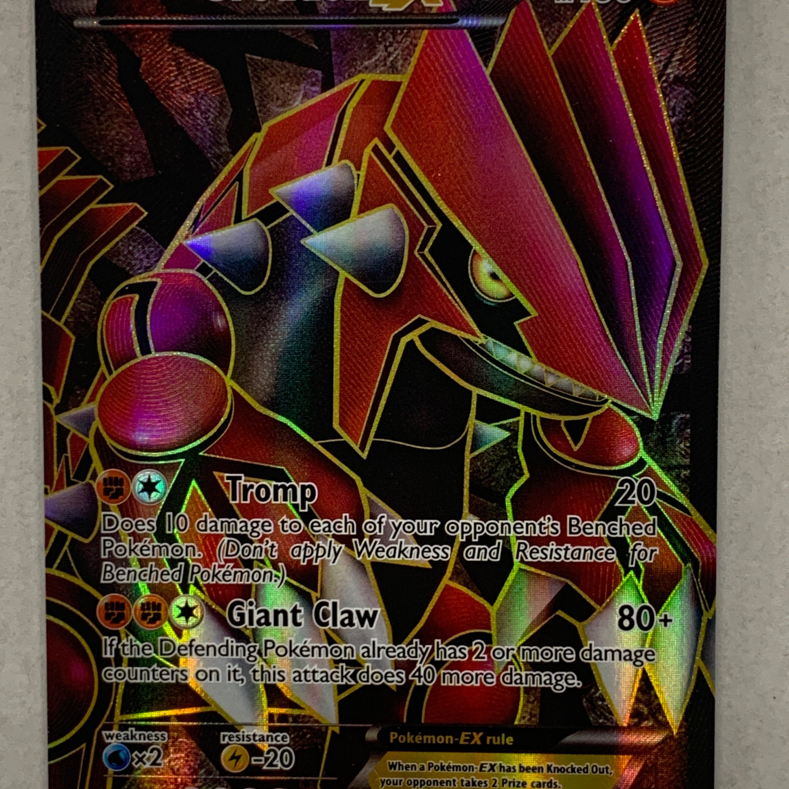 Pokémon TCG - Dark Explorers Groudon EX 106/108 NM