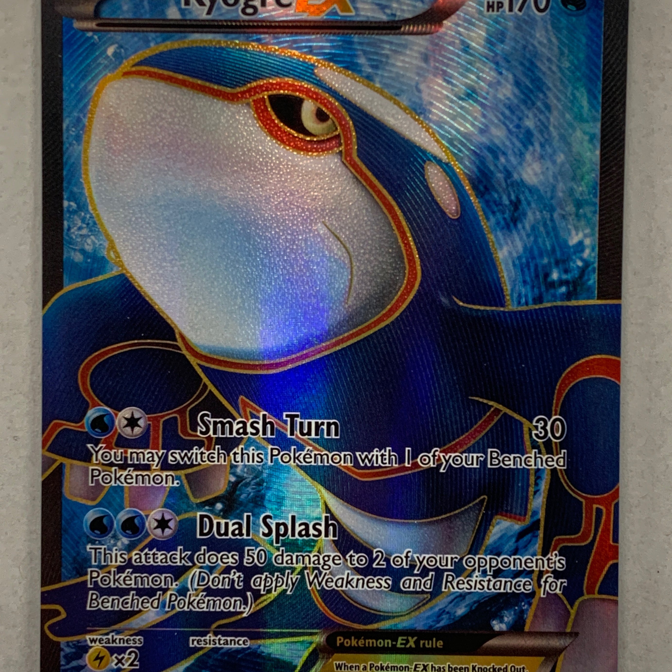 Pokémon TCG - Dark Explorers Kyogre EX 106/108 NM