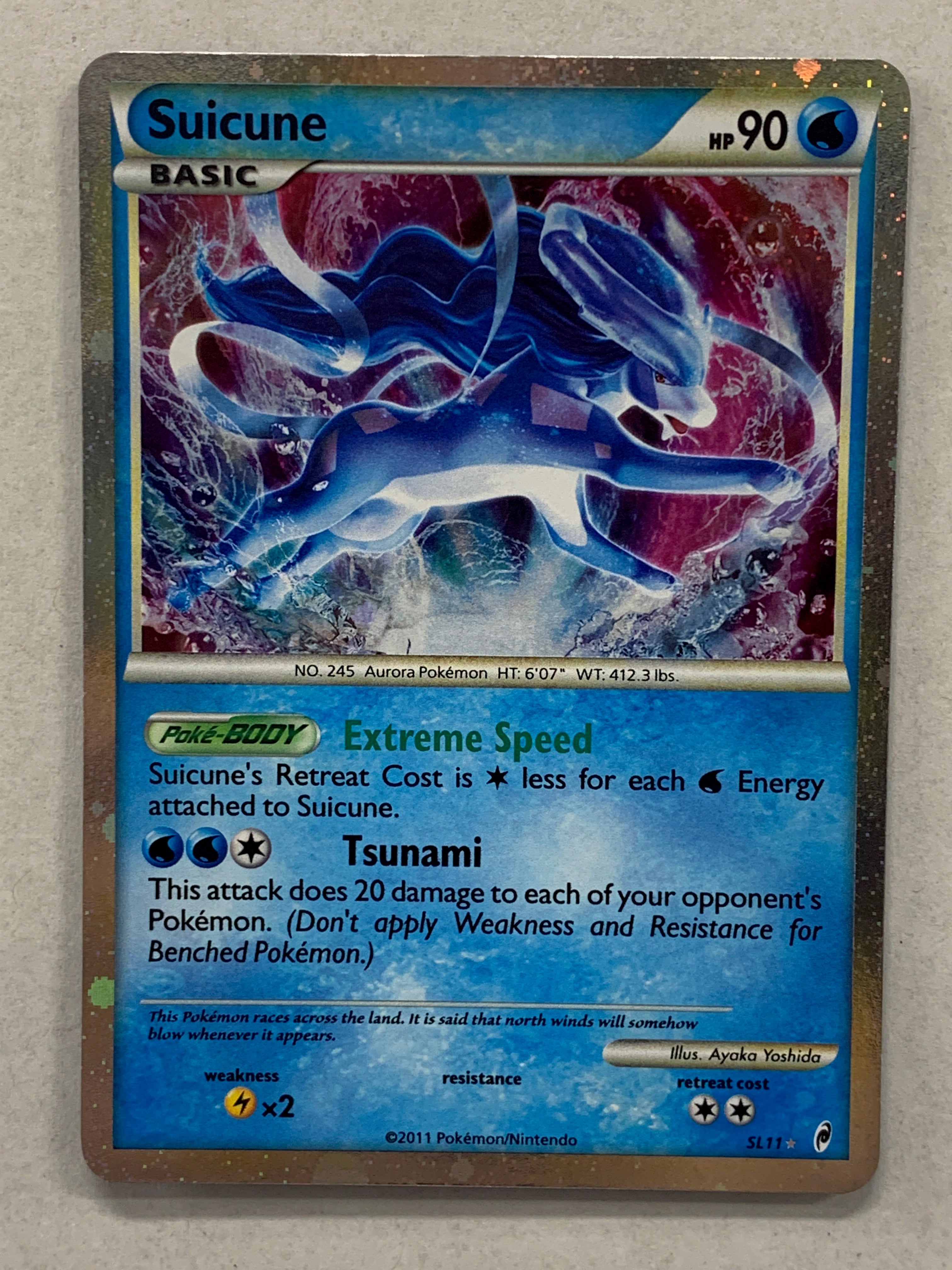Pokémon TCG - Call of Legends Suicune SL11 NM