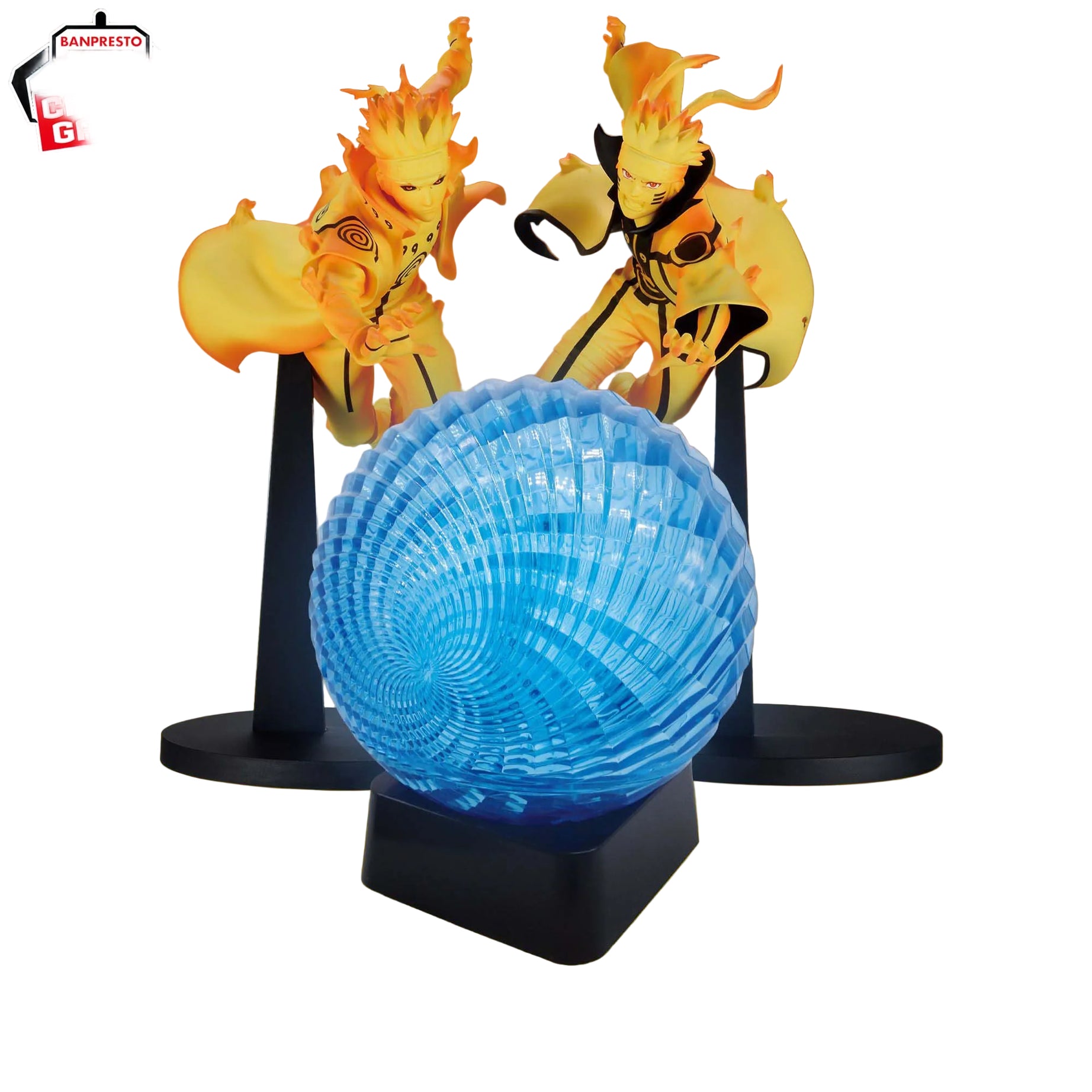 Banpresto Naruto Shippuden Naruto and Minato Rasengan Statue Set