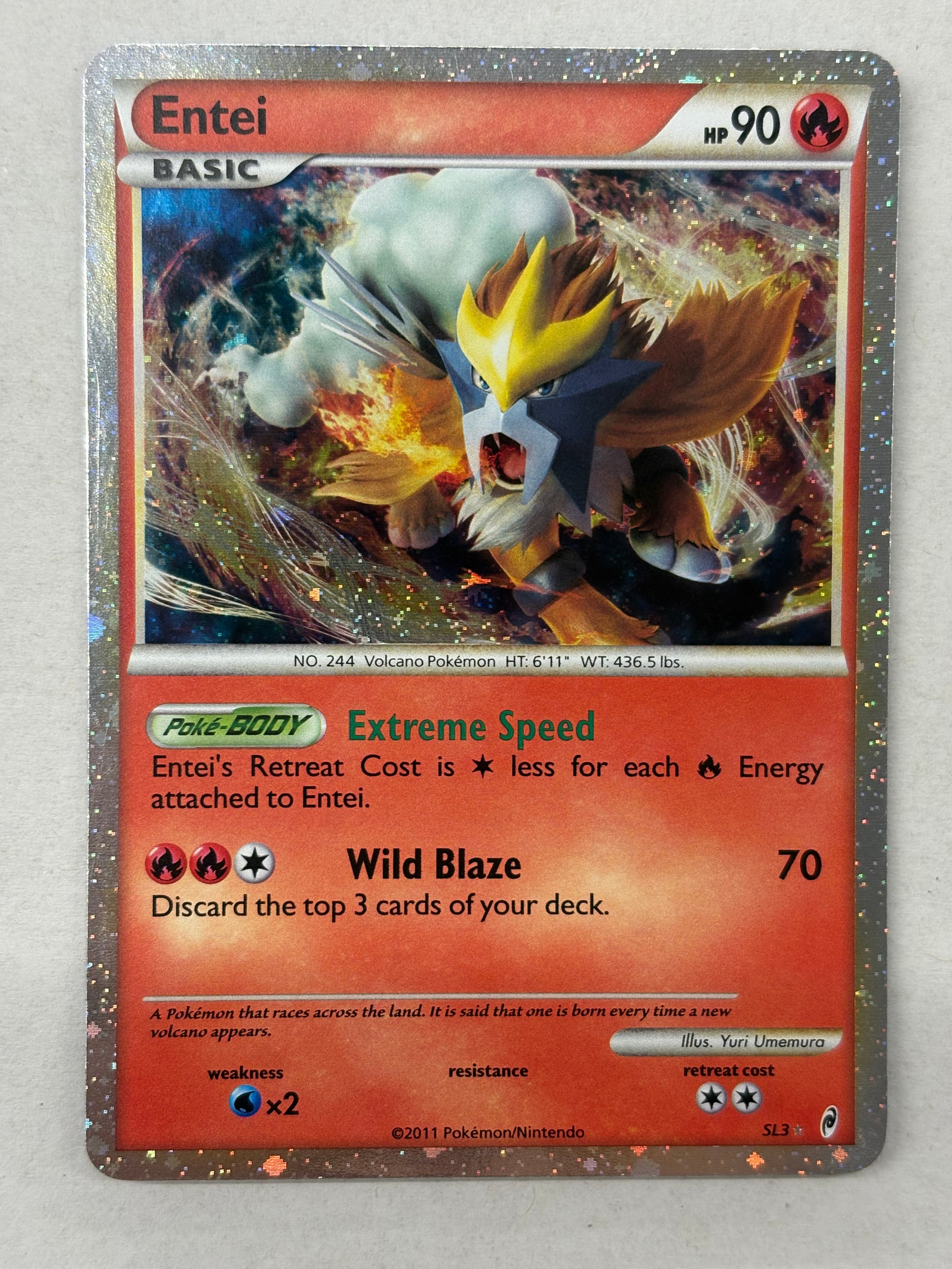 Pokémon TCG - Call of Legends Entei SL3 NM