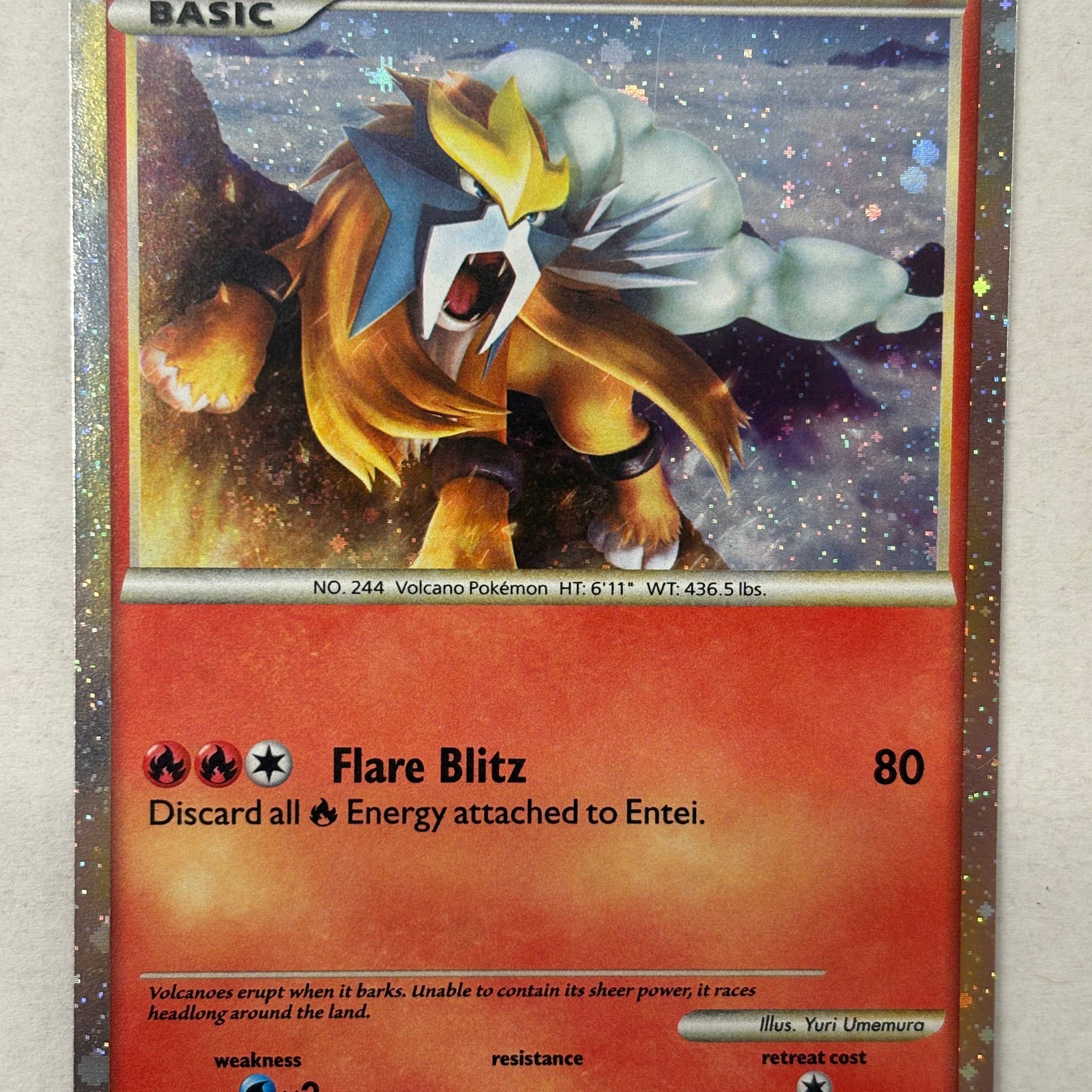 Pokémon TCG - HeartGold & SoulSilver Promo Entei HGSS20 NM
