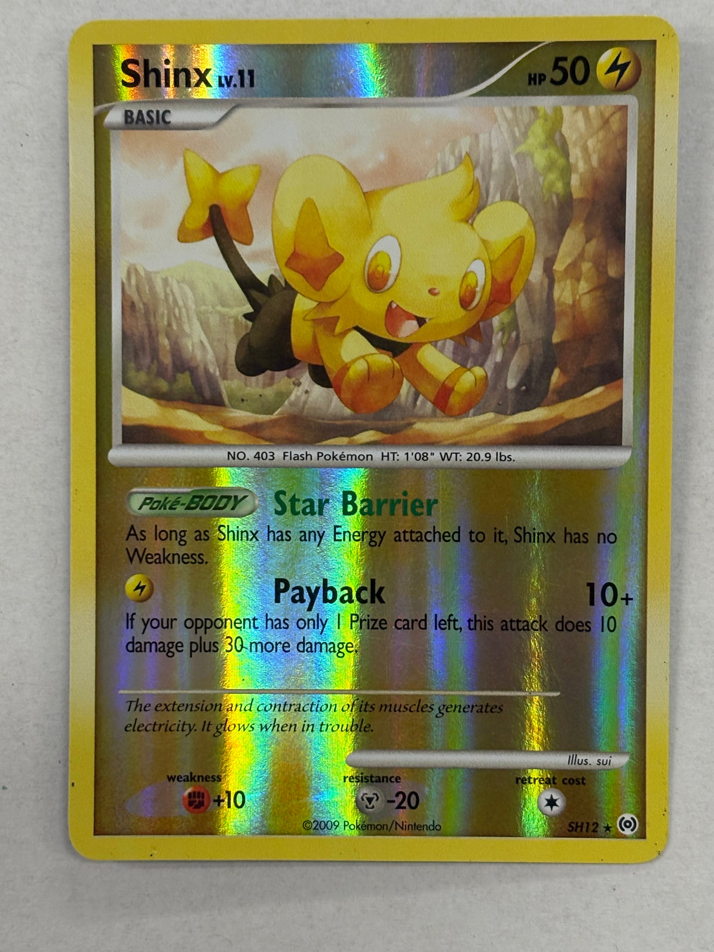Pokémon TCG - Arceus Shinx (Shiny) SH12 NM
