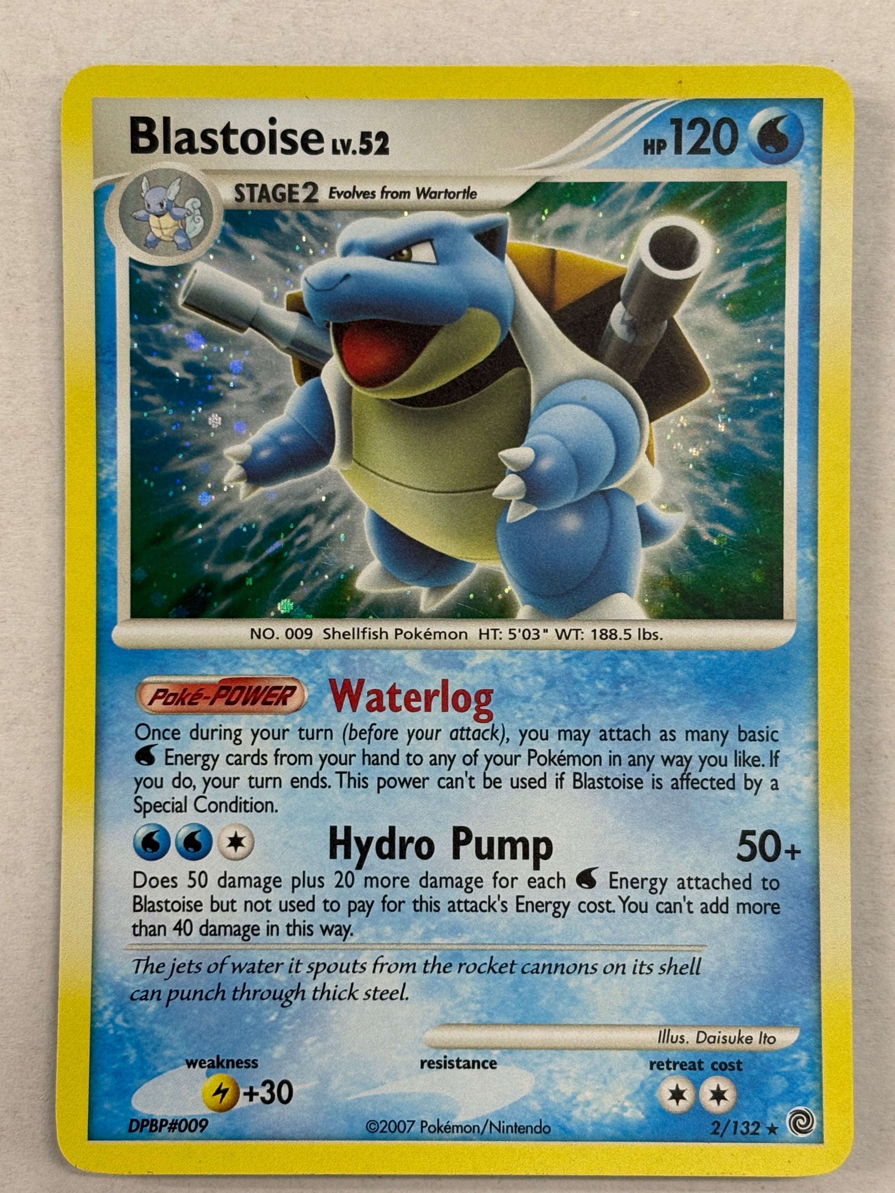 Pokémon TCG - Secret Wonders Blastoise 2/132 (Holo) NM
