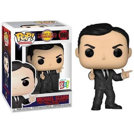 Funko Pop! Television Threat Level Midnight Michael Scarn Only at Go! Sticker #1060