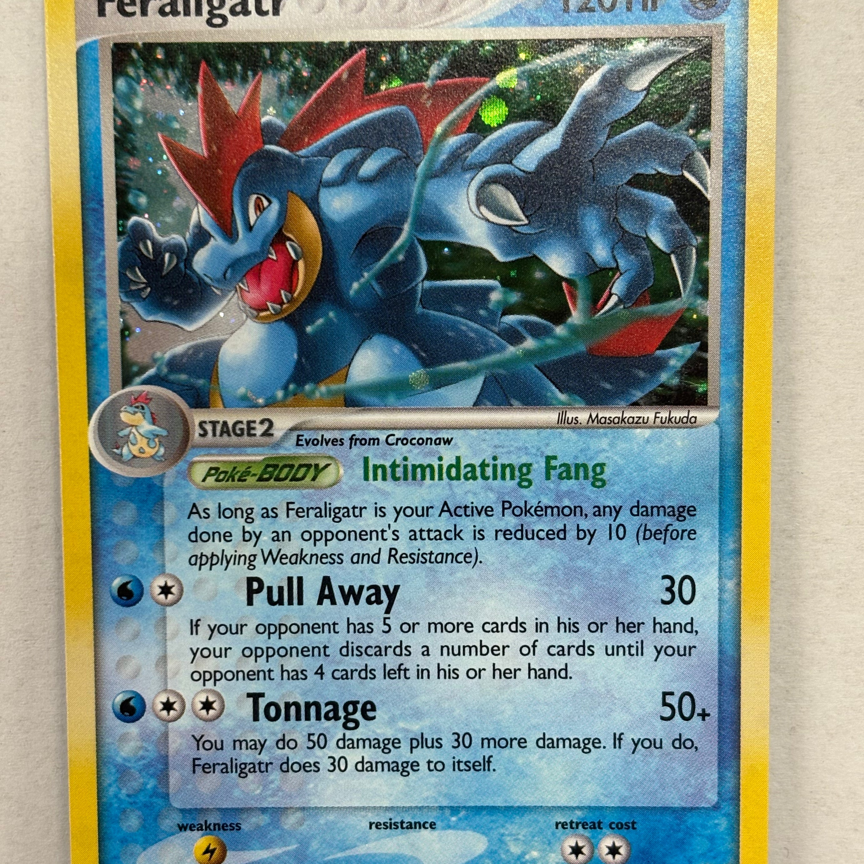 Pokémon TCG - EX Unseen Forces Feraligatr 4/115 NM