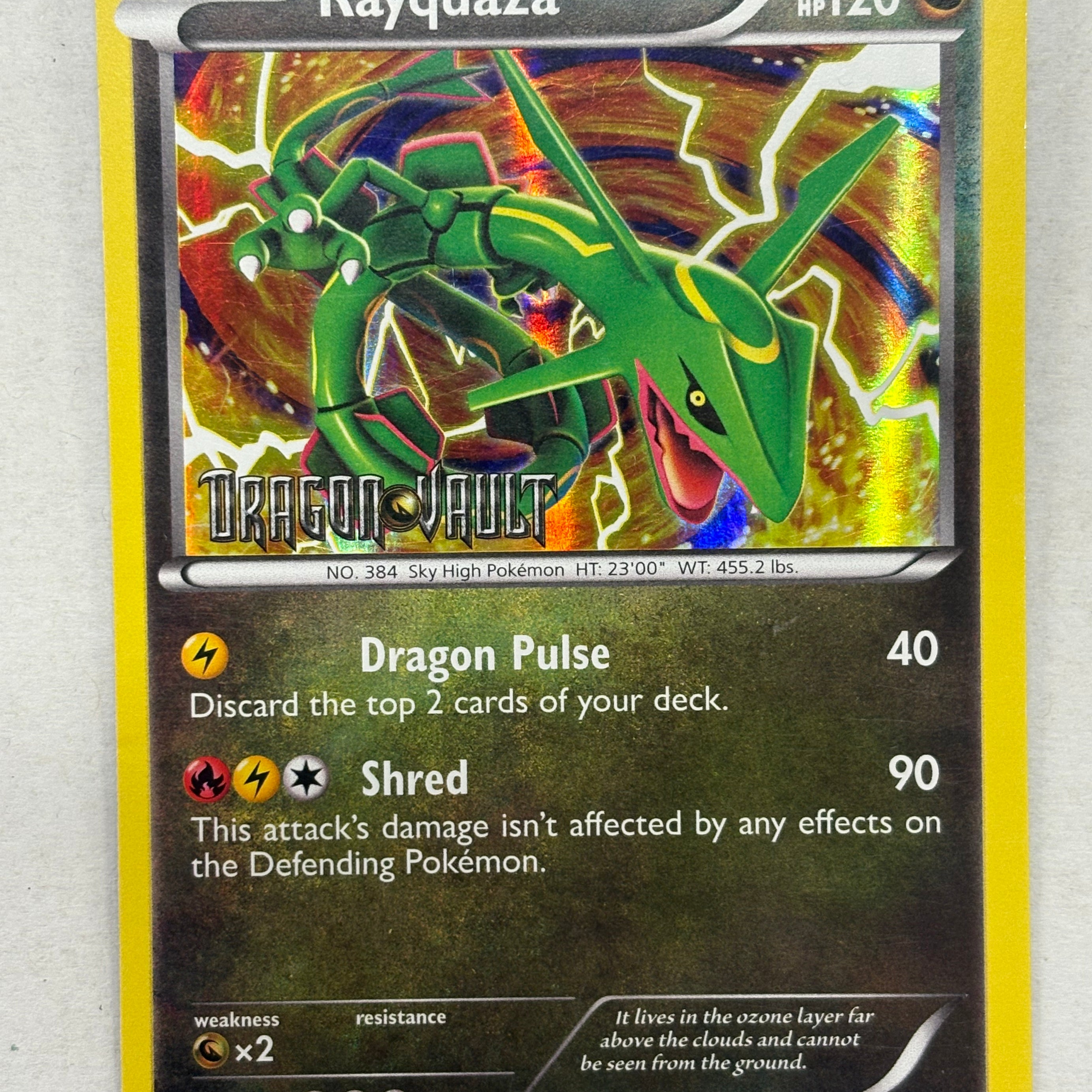 Pokémon TCG - Dragon Vault Rayquaza (Dragon Vault Stamped) 11/20 NM