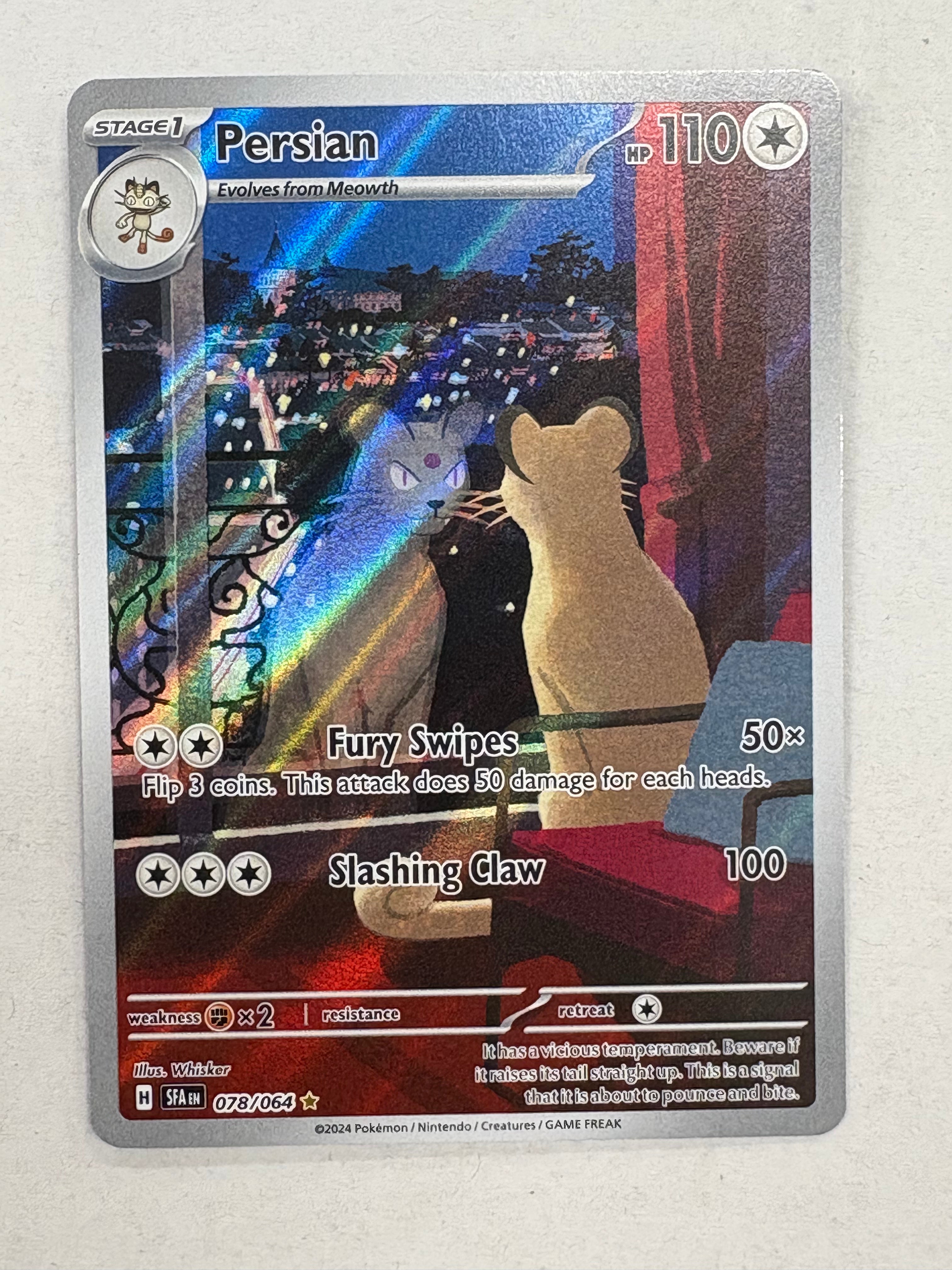 Pokémon TCG - Shrouded Fable Persian 078/064 NM