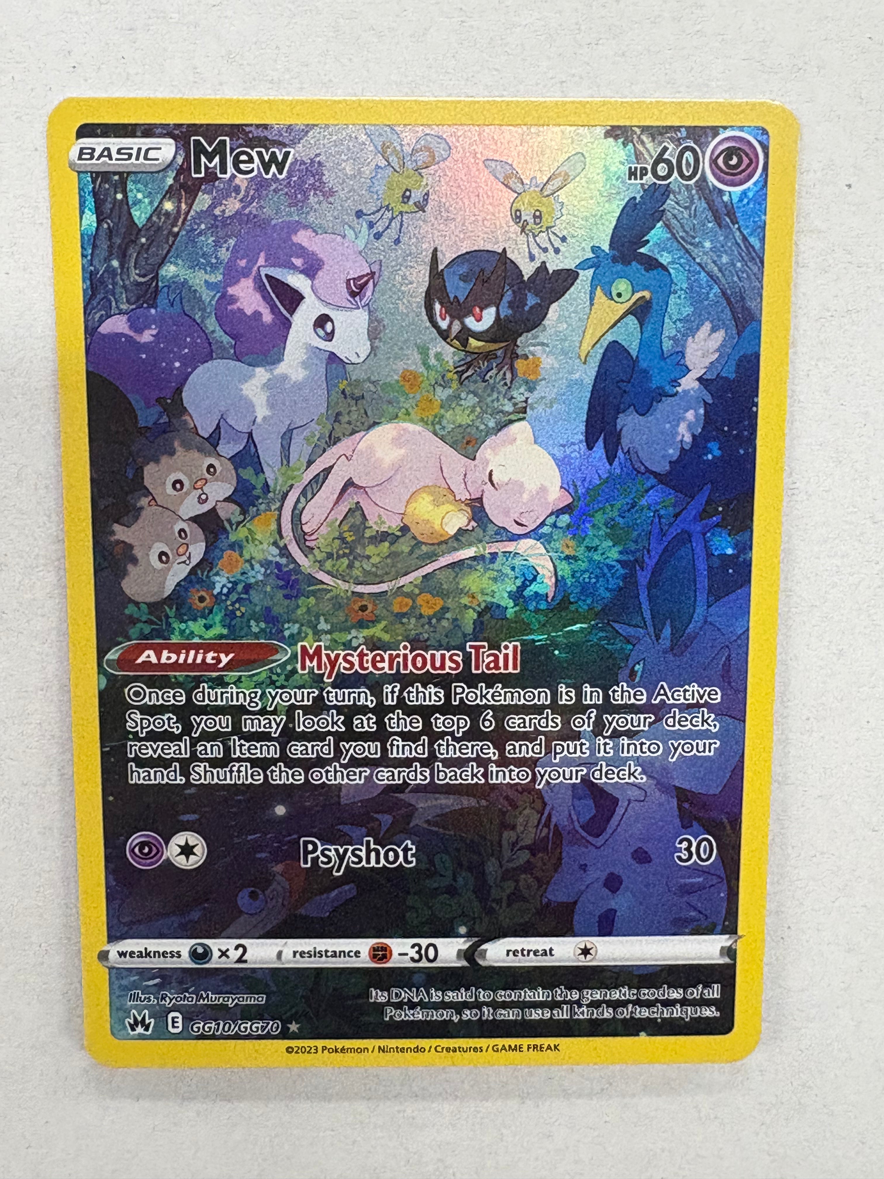Pokémon TCG - Crown Zenith Mew GG10/GG70 NM