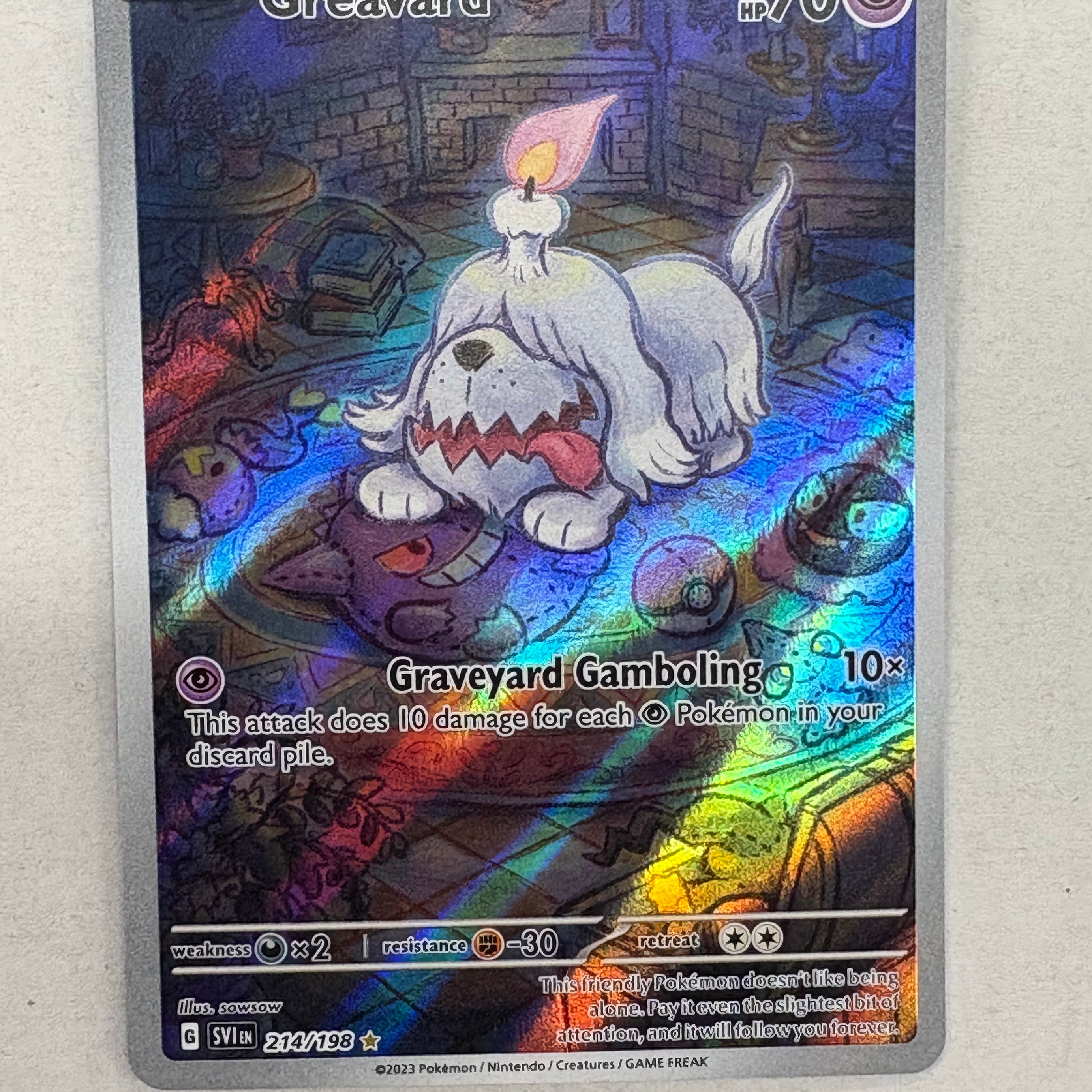 Pokémon TCG - Scarlet & Violet Greavard 214/198 NM