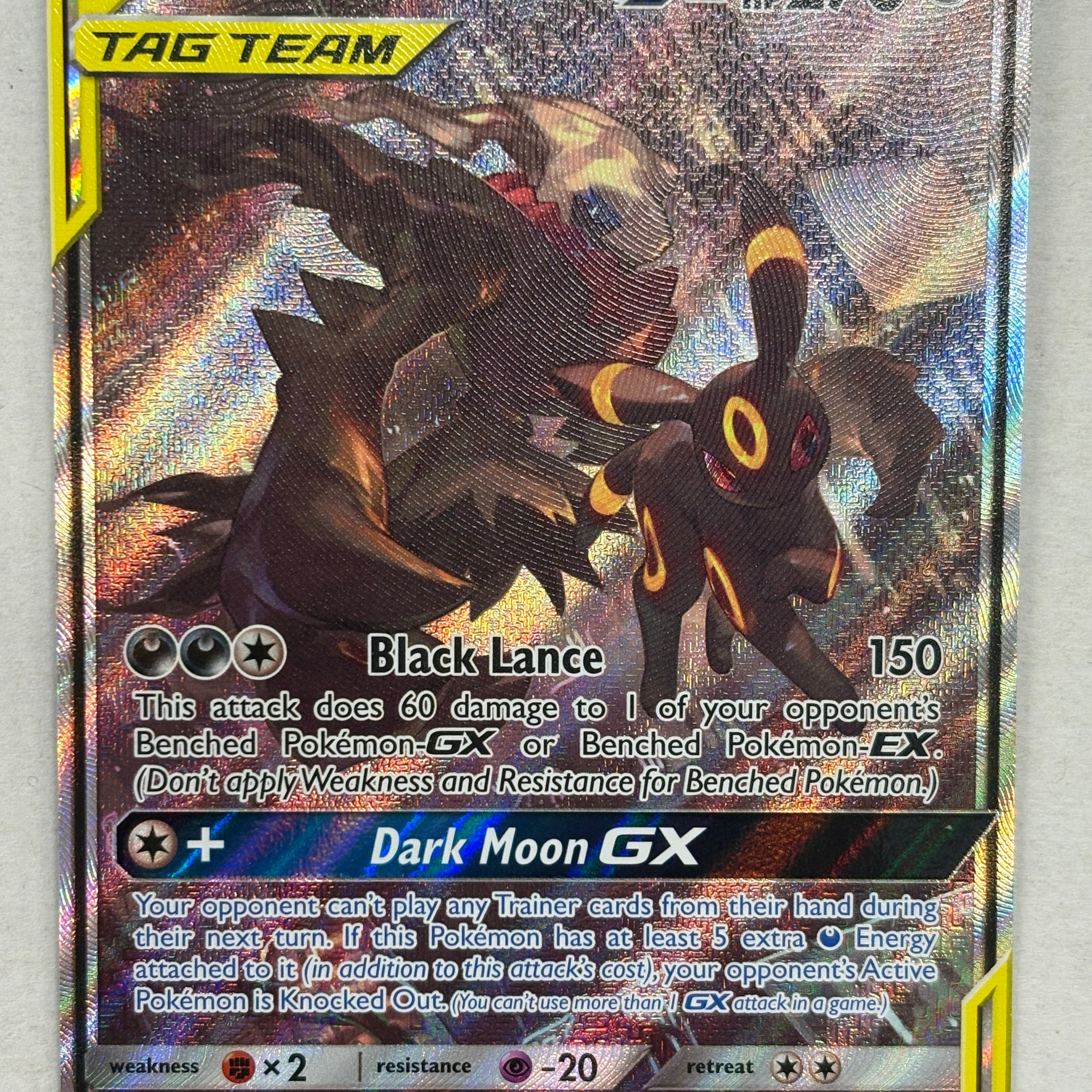 Pokémon TCG - Sun & Moon Promo Umbreon & Darkrai GX SM NM