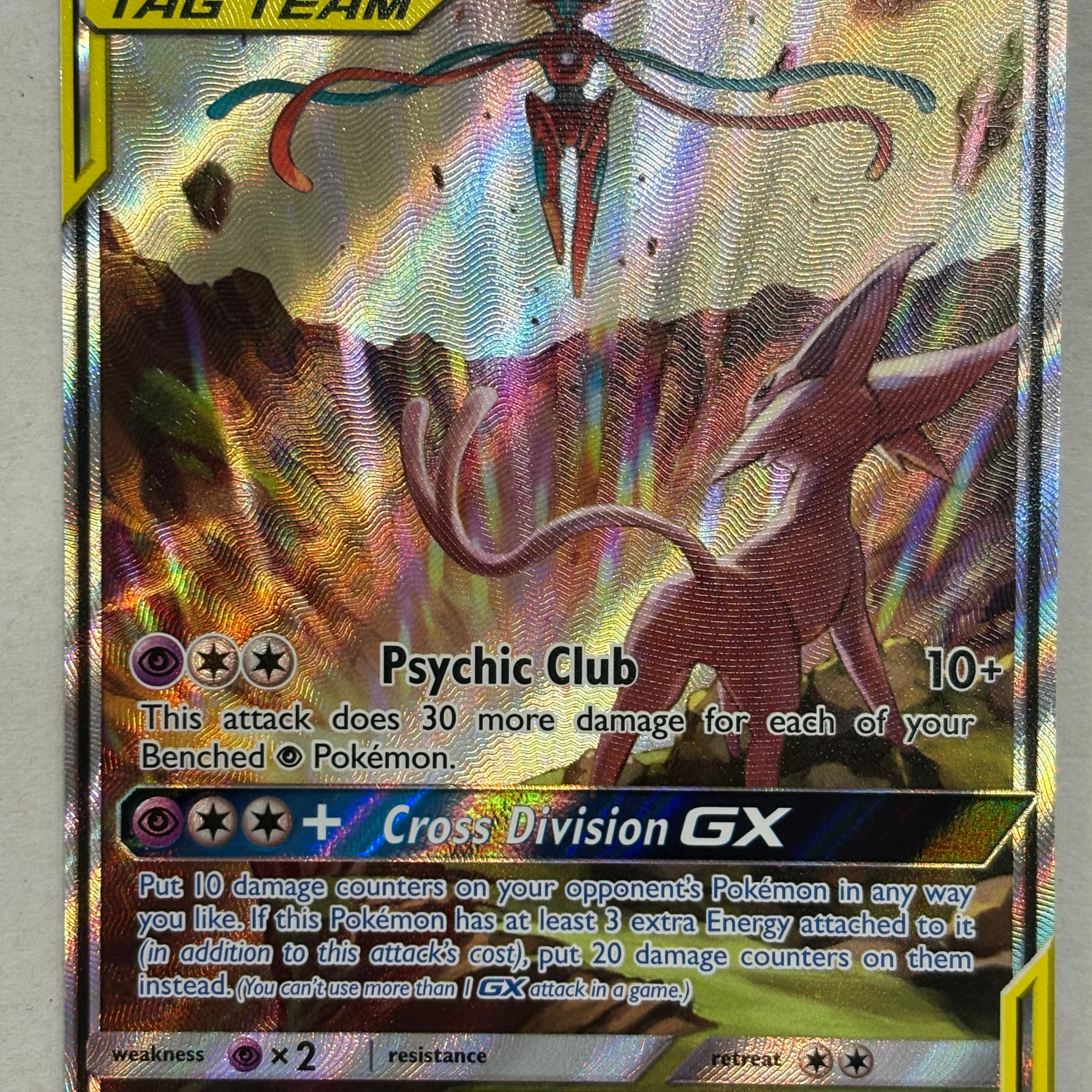 Pokémon TCG - Sun & Moon Promo Espeon & Deoxys GX SM240 NM