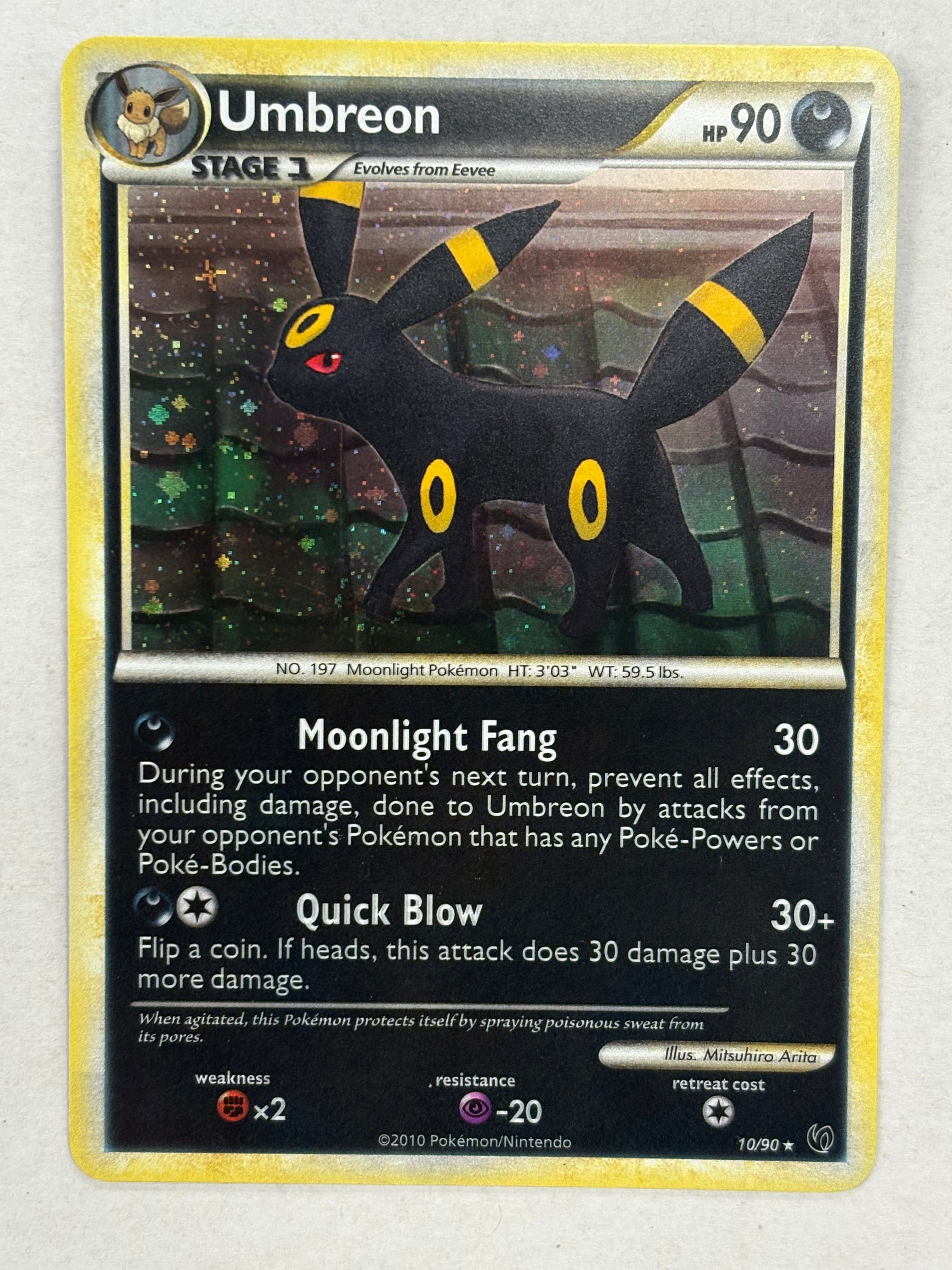 Pokémon TCG - HS Undaunted Umbreon 10/90 NM