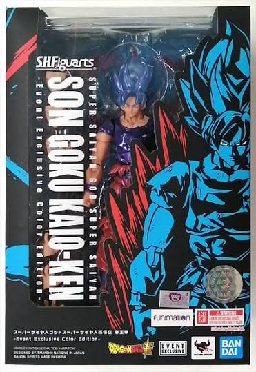 Bandai S.H.Figuarts Dragon Ball Super Super Saiyan God Super Saiyan Son Goku Kaio-Ken -Event Exclusive Color Edition- Action Figure