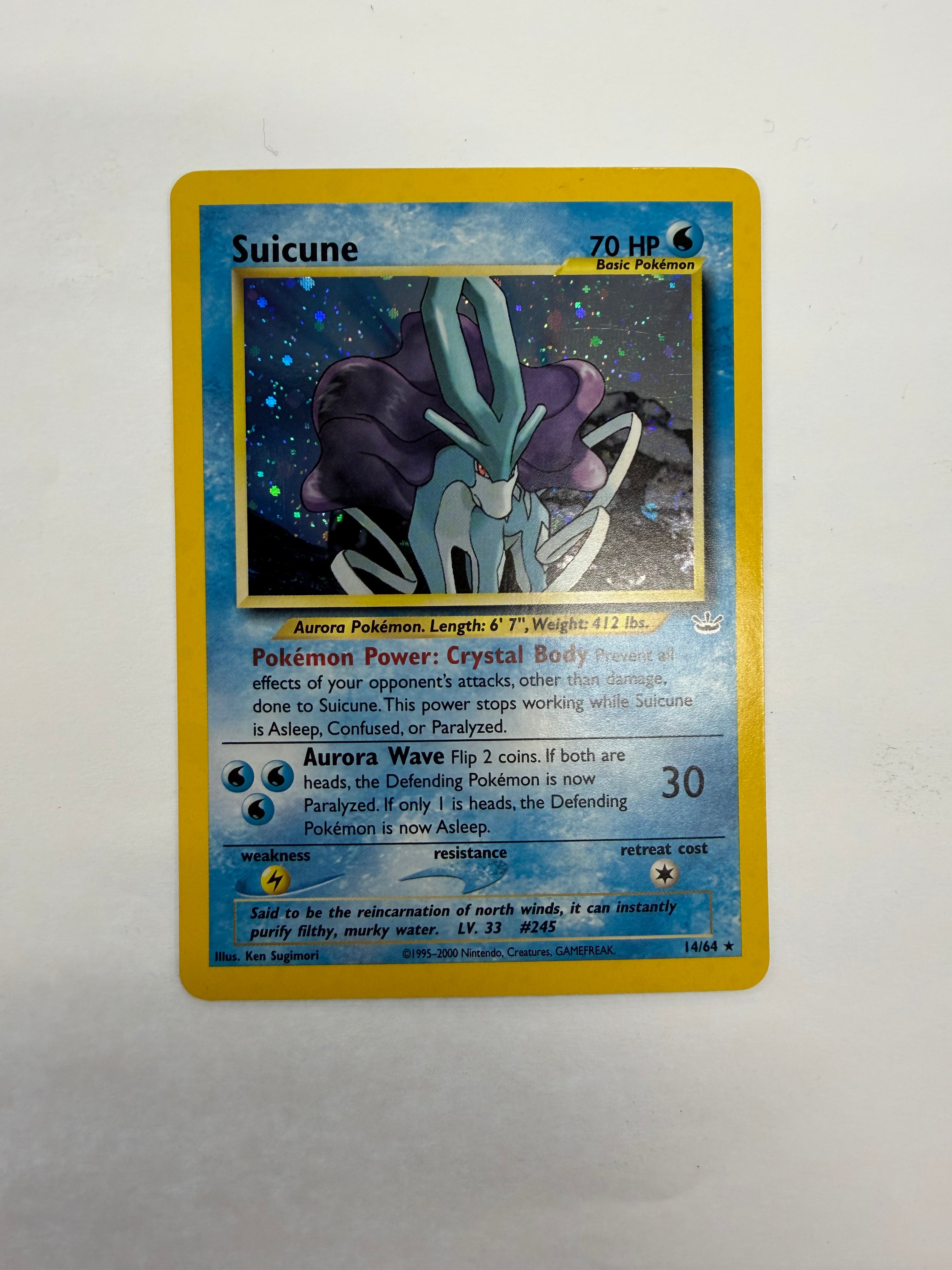 Pokémon TCG - Neo Revelation Unlimited Suicune 14/64 Holo NM