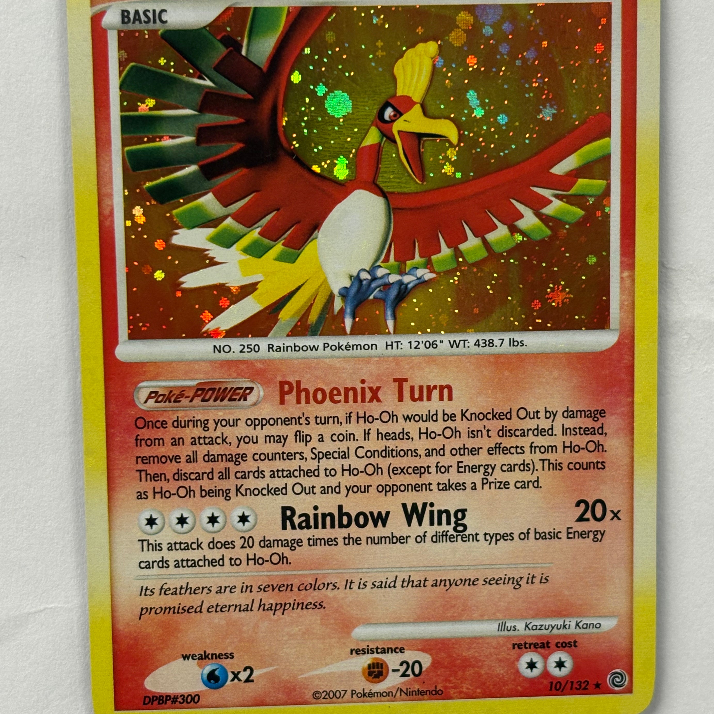 Pokémon TCG -Secret Wonders Ho-Oh 10/132 (Holo) NM
