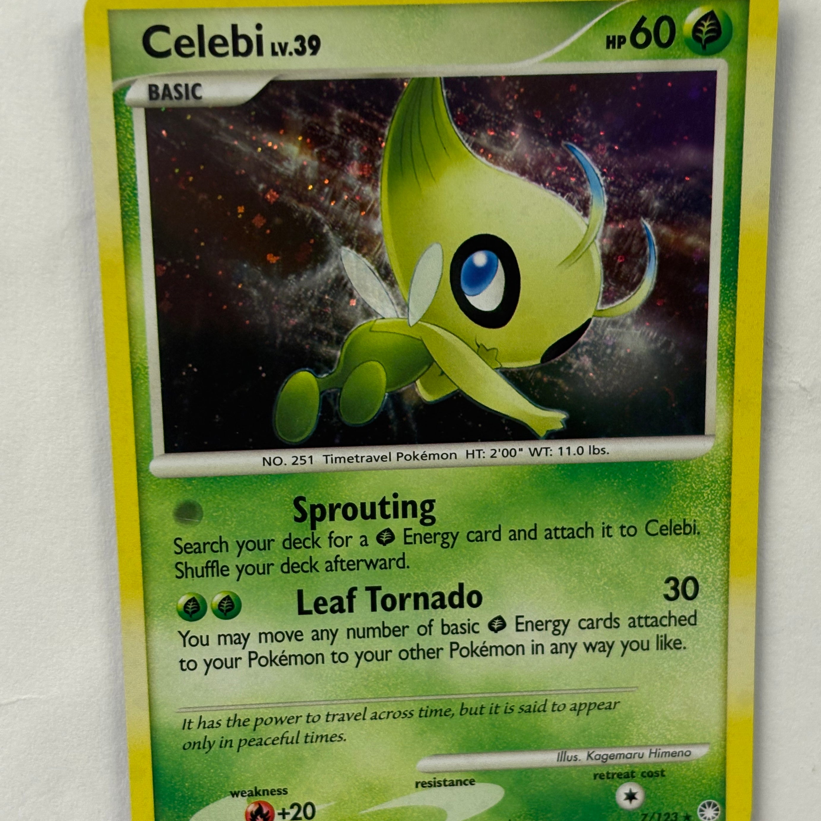 Pokémon TCG - Mysterious Treasures Celebi 7/123 (Holo) NM