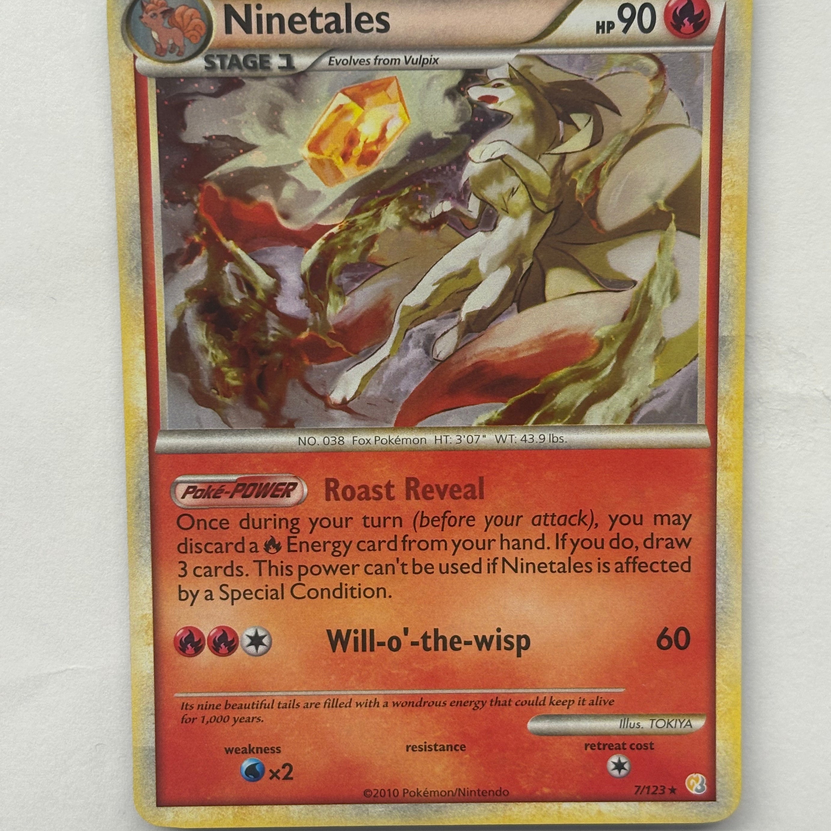 Pokémon TCG - Heartgold & SoulSilver Ninetales 7/123 NM