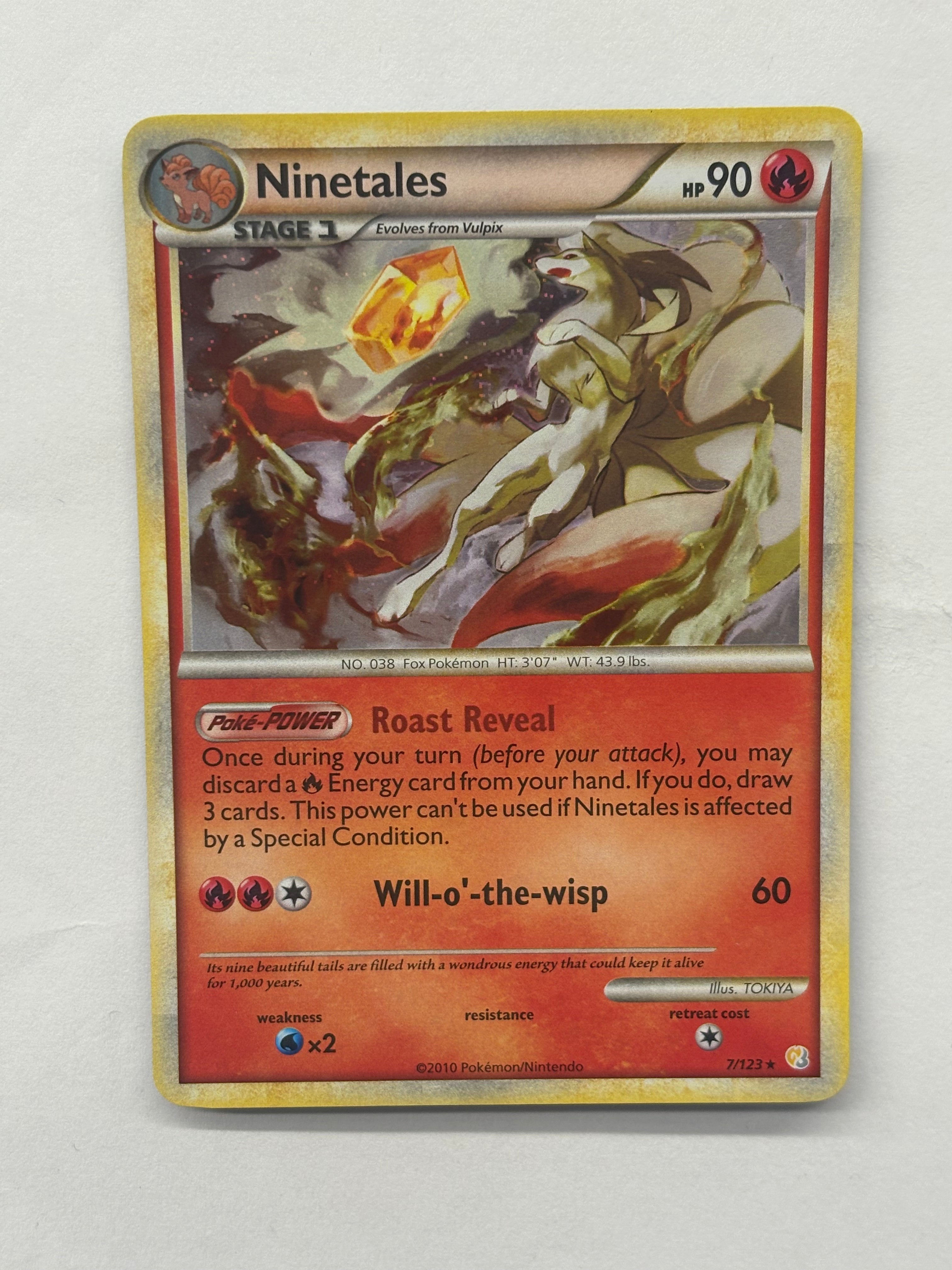 Pokémon TCG - Heartgold & SoulSilver Ninetales 7/123 NM