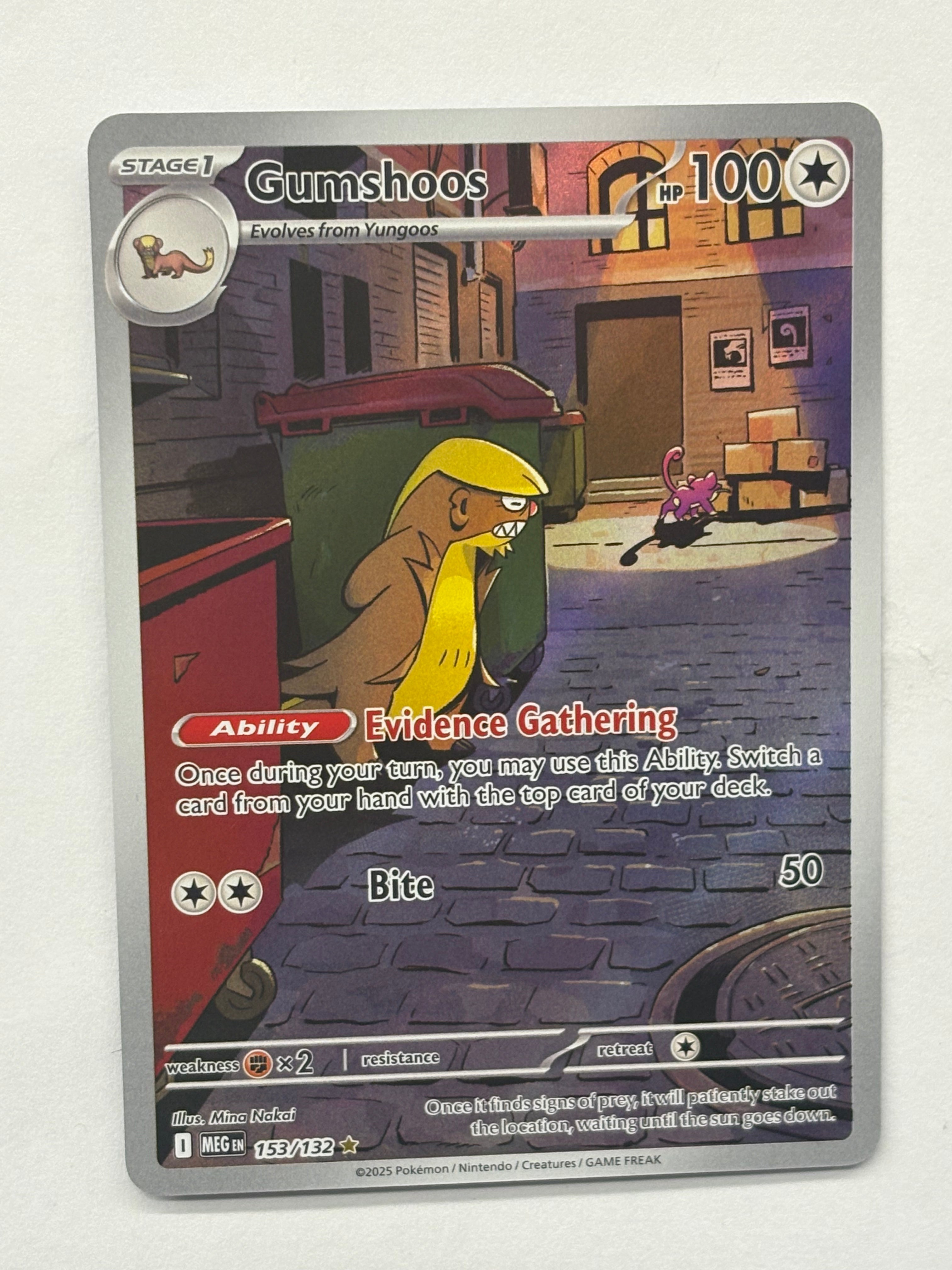 Pokémon TCG - Mega Evolution Gumshoos 138/132 NM