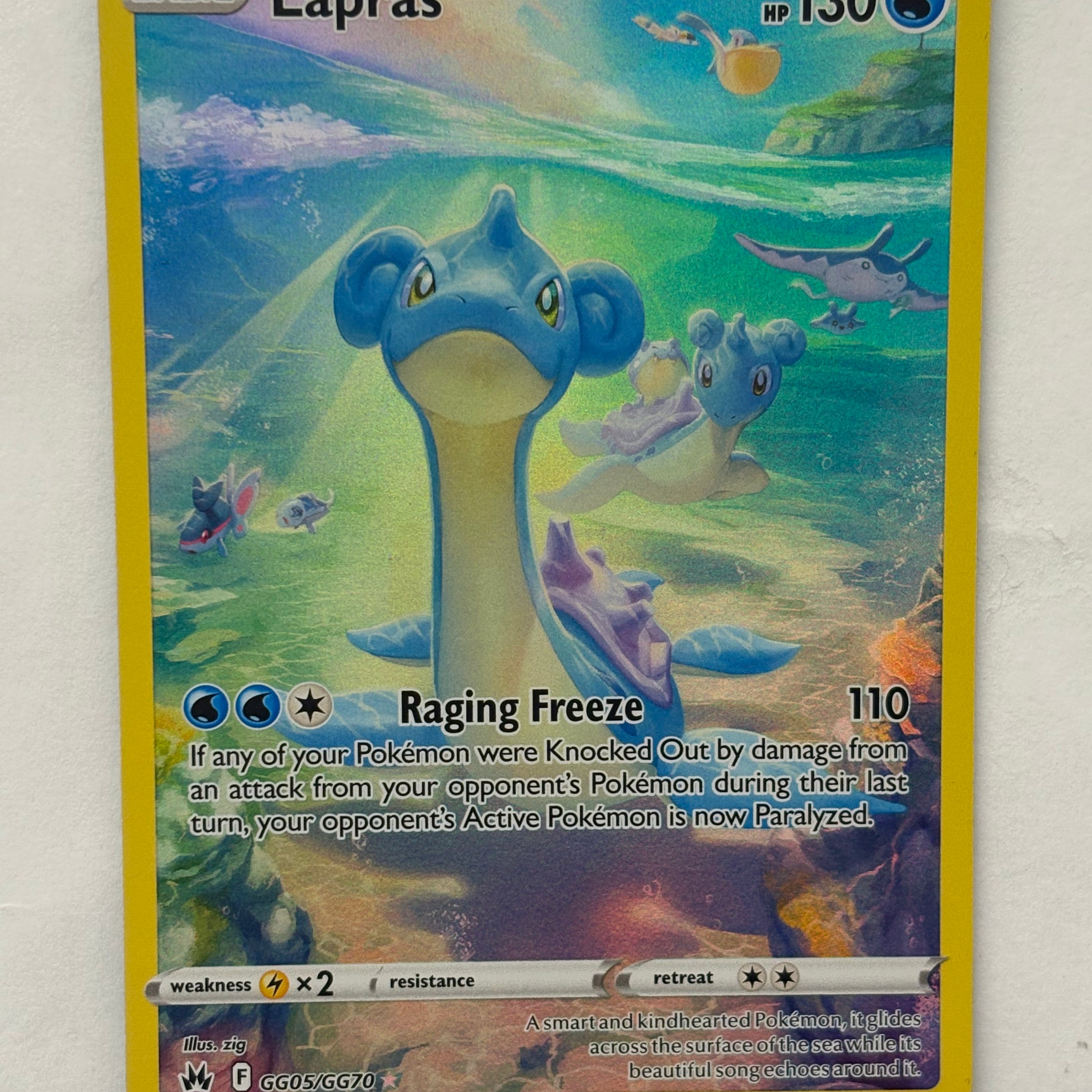 Pokémon TCG - Crown Zenith Lapras GG05/GG70 NM