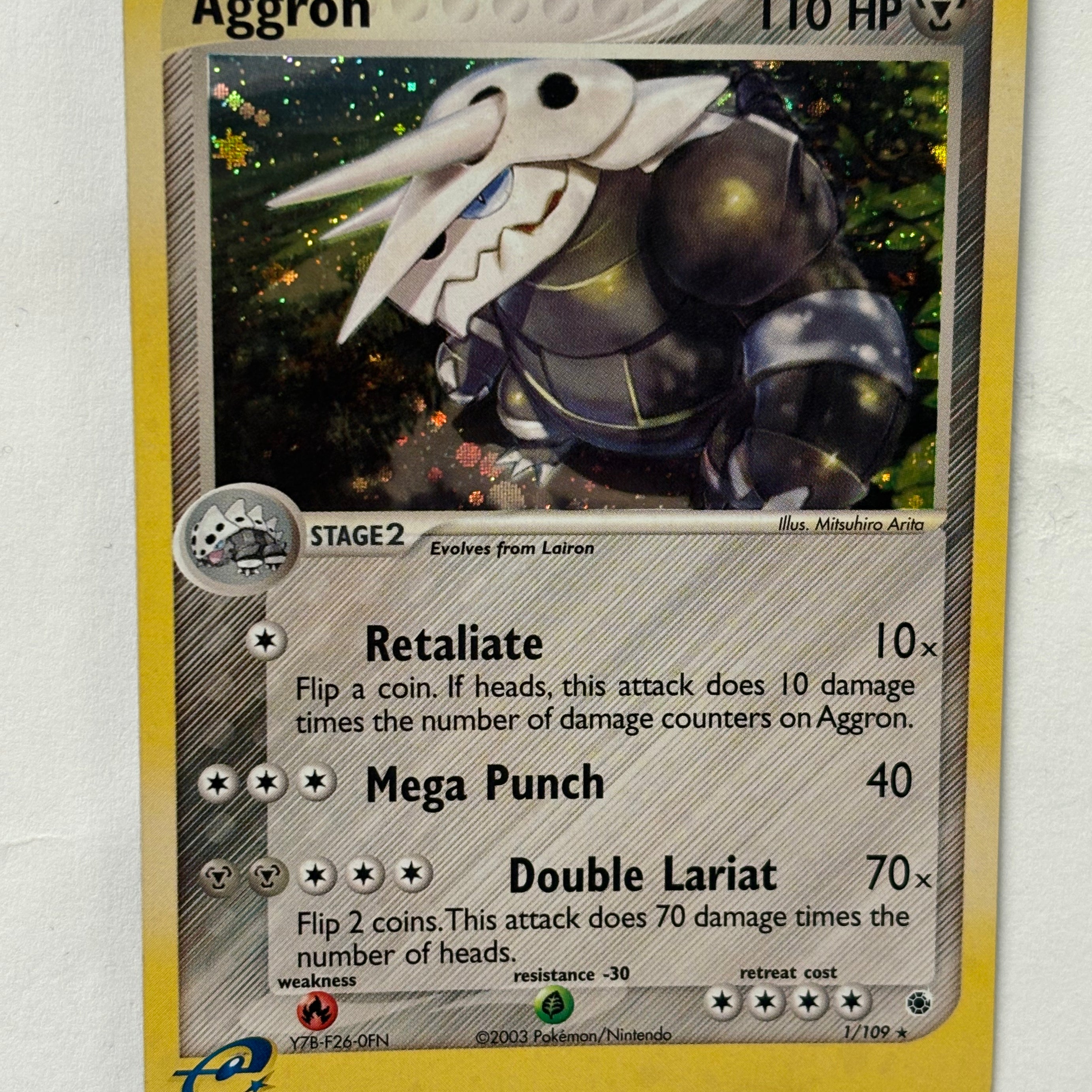 Pokémon TCG - EX Ruby & Sapphire Aggron 1/109 NM