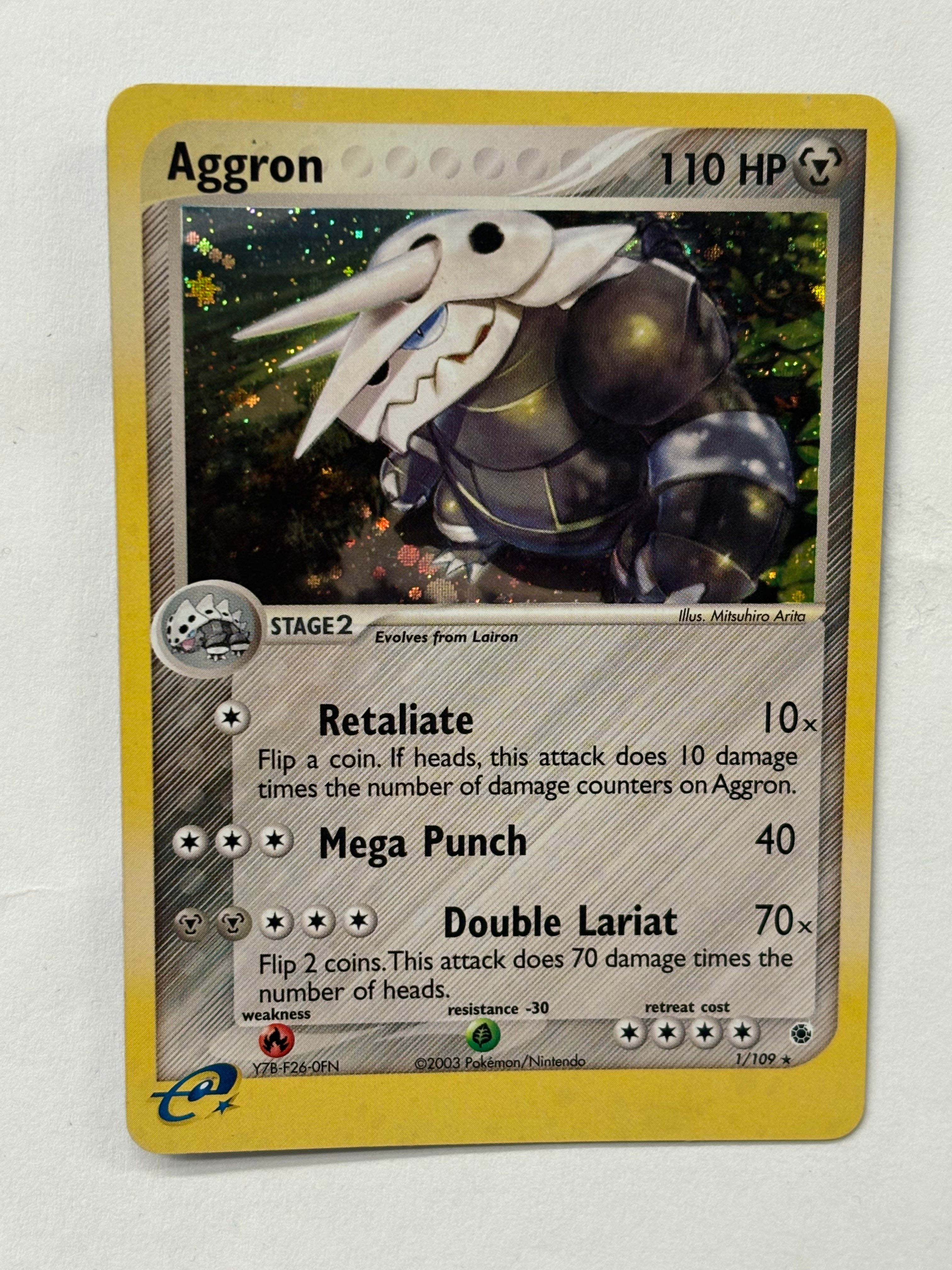 Pokémon TCG - EX Ruby & Sapphire Aggron 1/109 NM