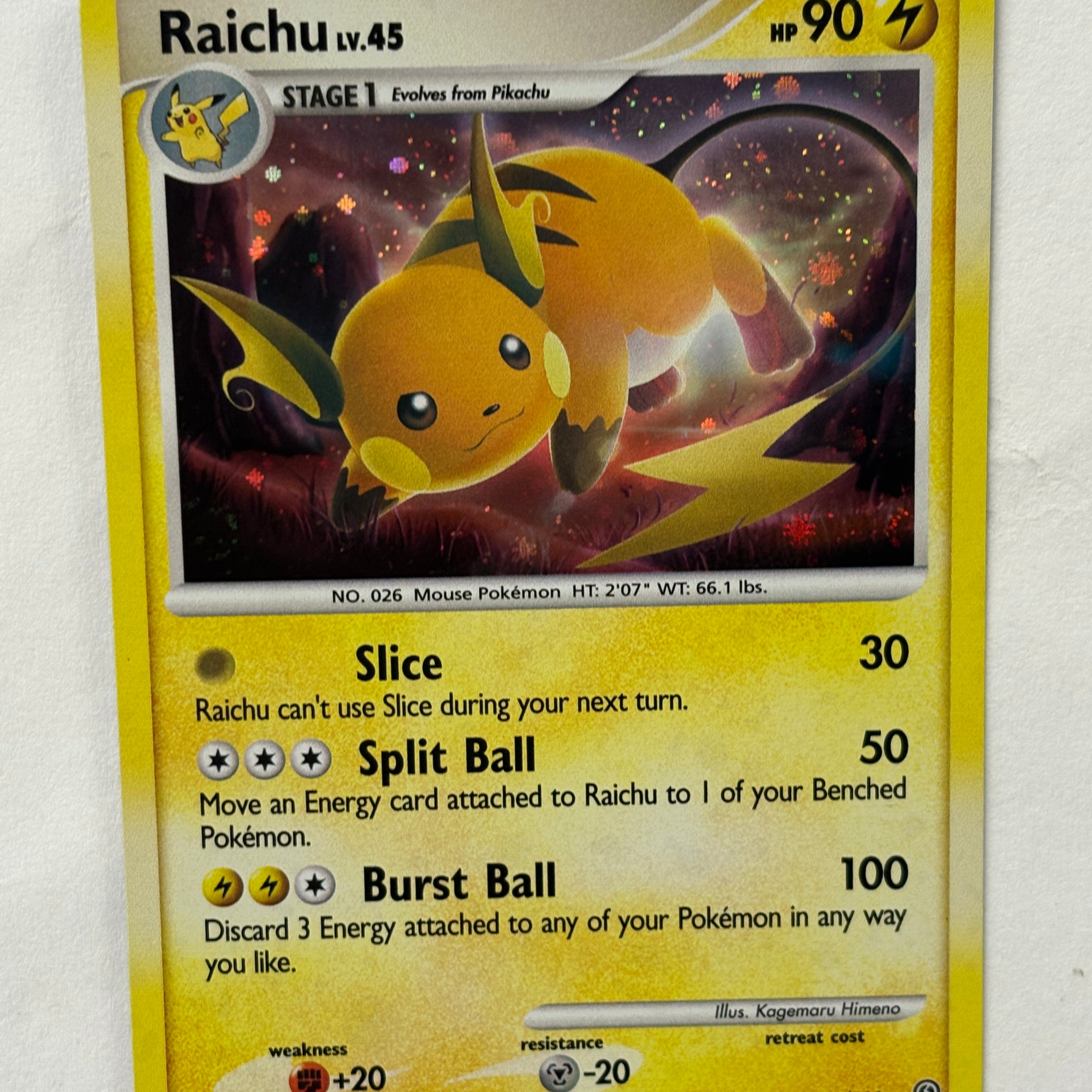 Pokémon TCG - Stormfront Raichu 8/100 NM