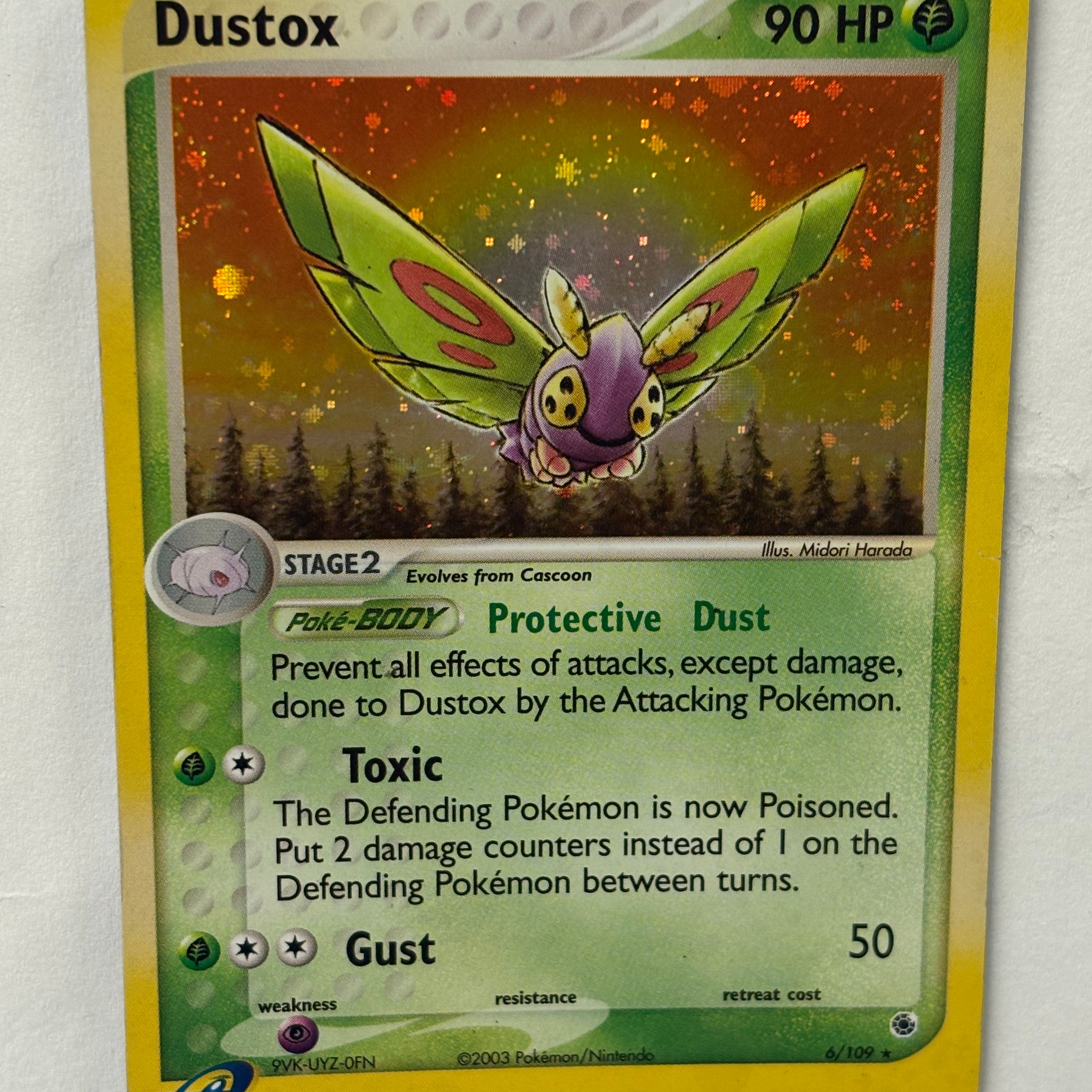 Pokémon TCG - EX Ruby & Sapphire Dustox 6/109 NM
