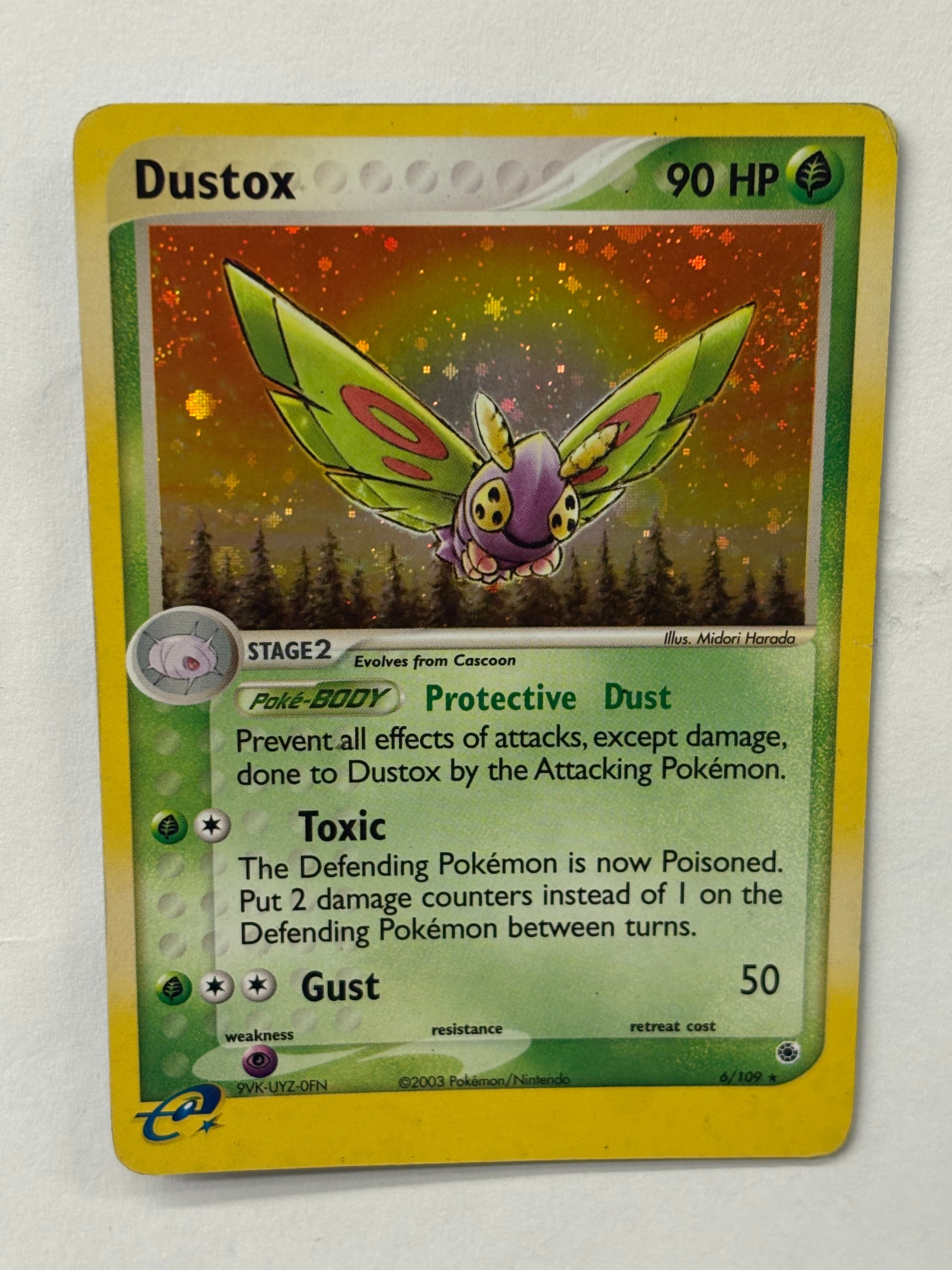 Pokémon TCG - EX Ruby & Sapphire Dustox 6/109 NM