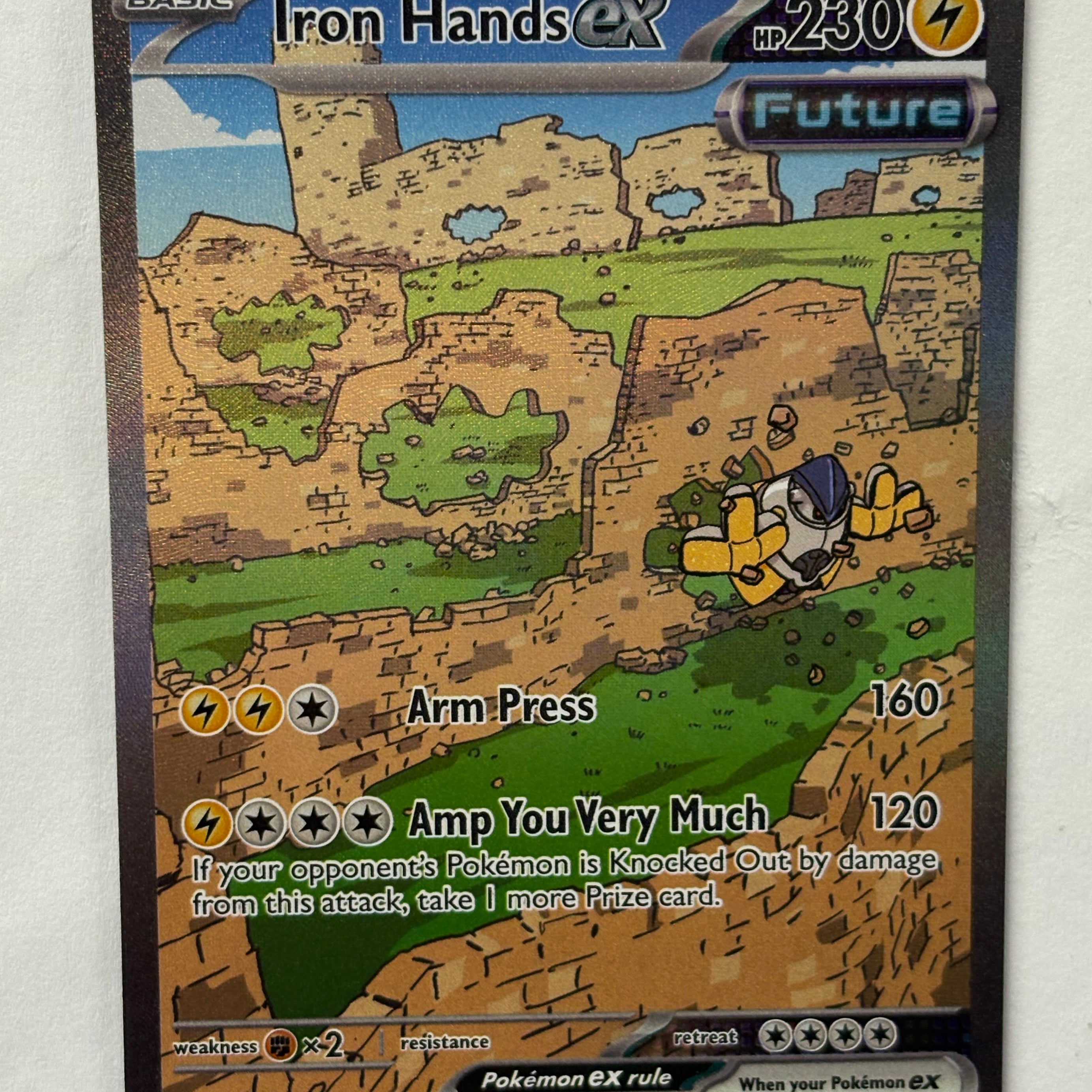 Pokémon TCG - Paradox Rift Iron Hands ex 248/182 NM