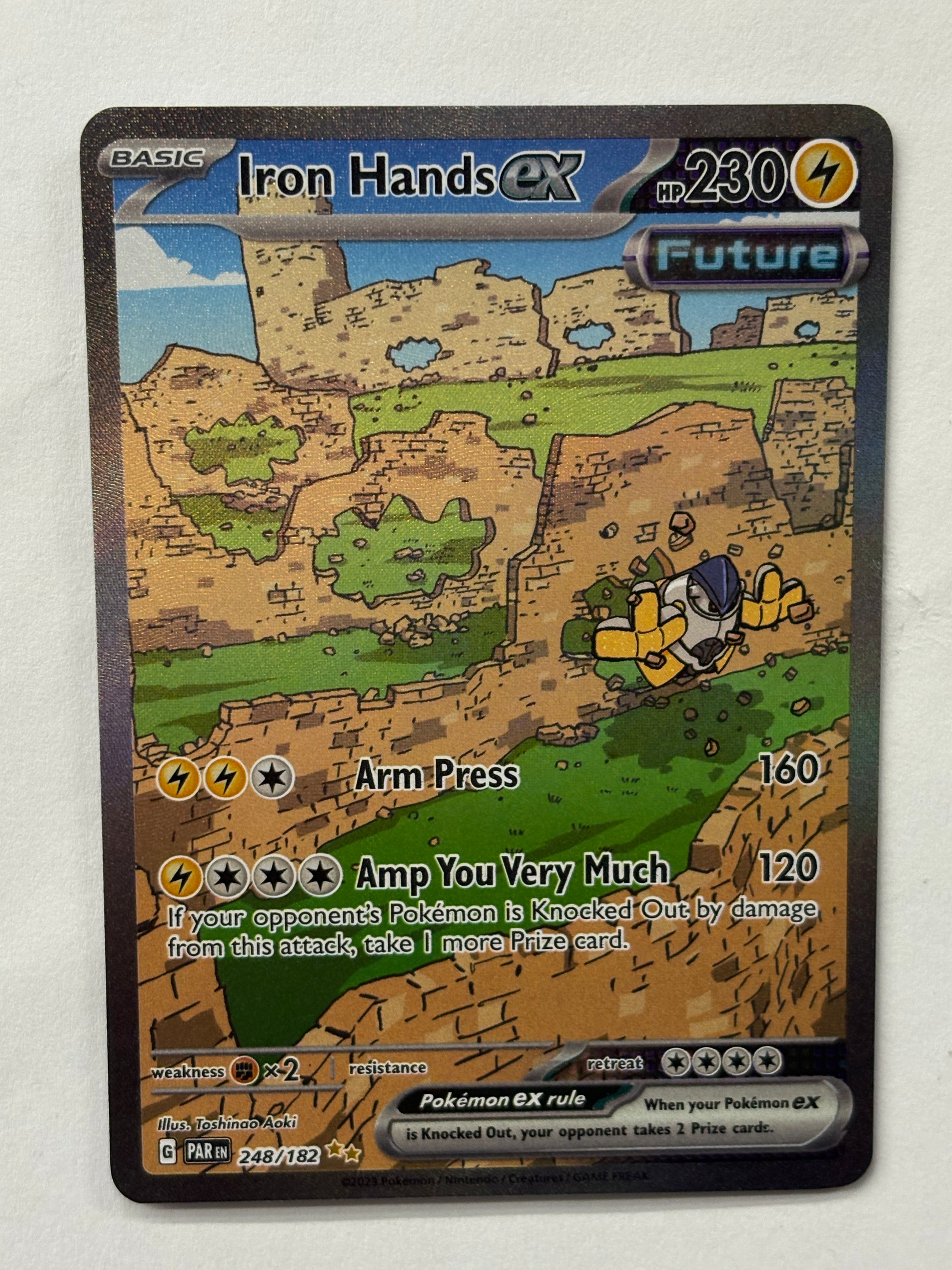 Pokémon TCG - Paradox Rift Iron Hands ex 248/182 NM