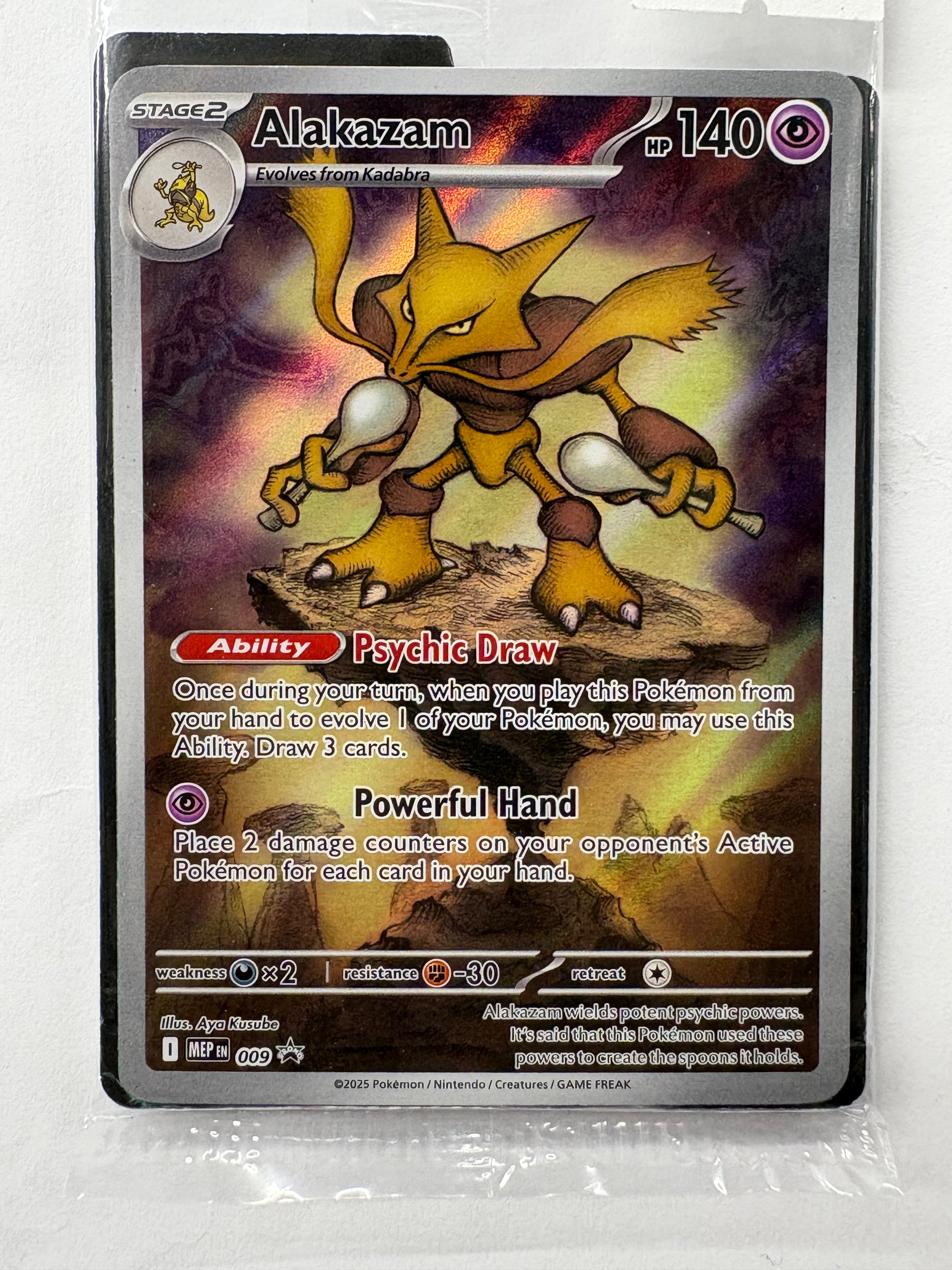 Pokémon TCG - Mega Evolution Promo Alakazam 009 NM