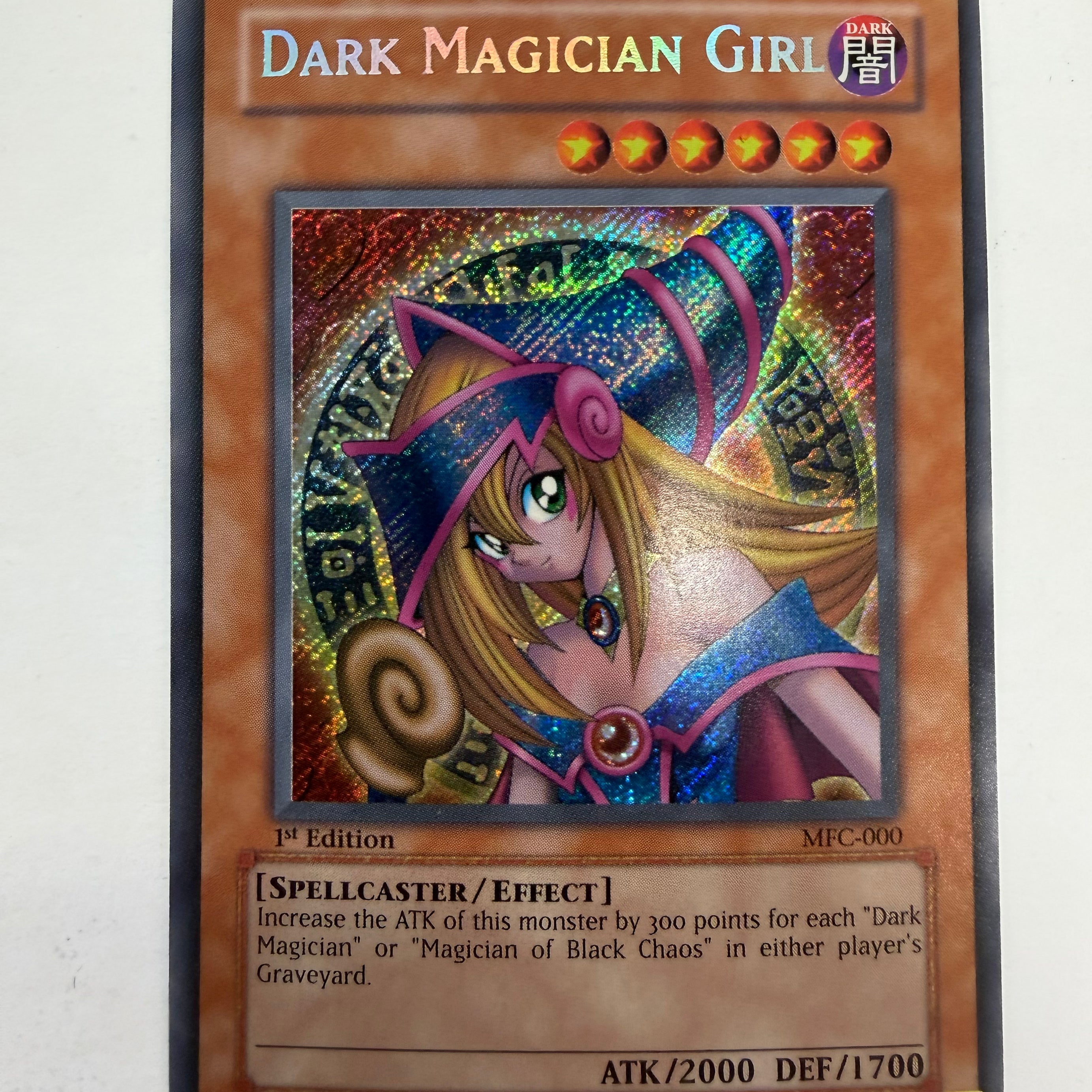 Yu-Gi-Oh! TCG - Magician's Force 1st Edition Dark Magician Girl MFC-000 Holo NM