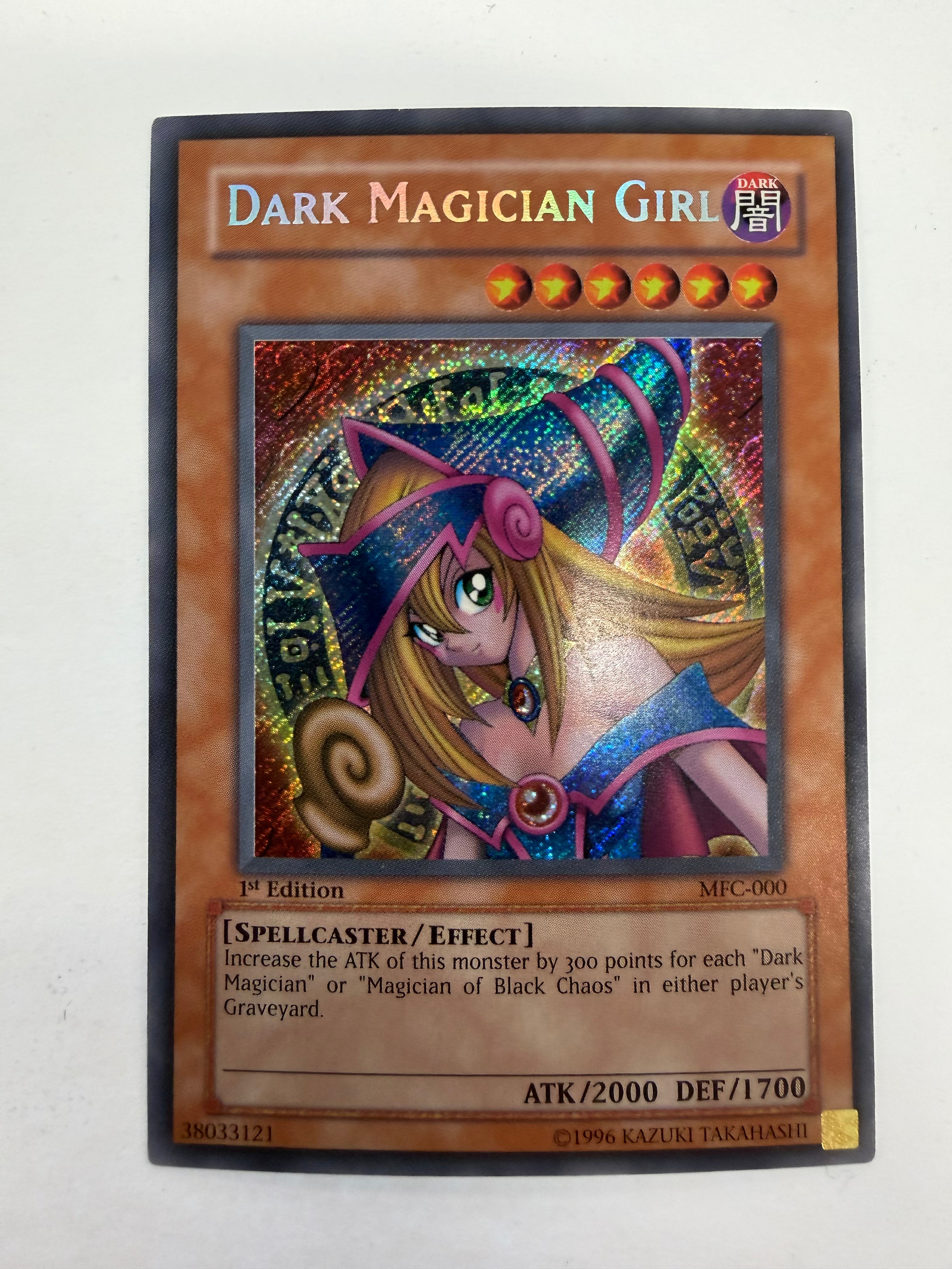 Yu-Gi-Oh! TCG - Magician's Force 1st Edition Dark Magician Girl MFC-000 Holo NM