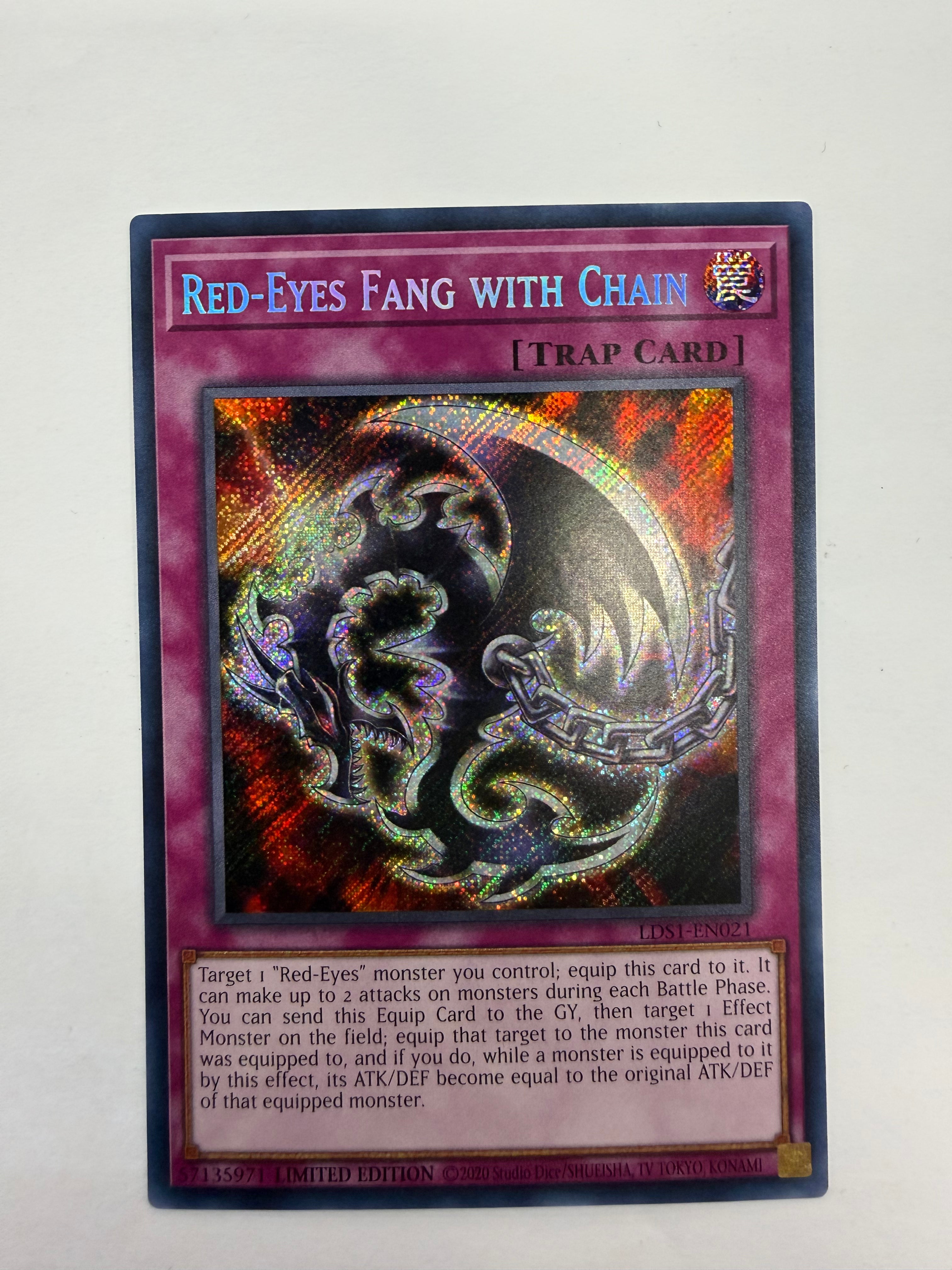 Yu-Gi-Oh! TCG - Legendary Duelists: Season 1 Red-Eyes Fang with Chain LDS1-EN021 Holo NM