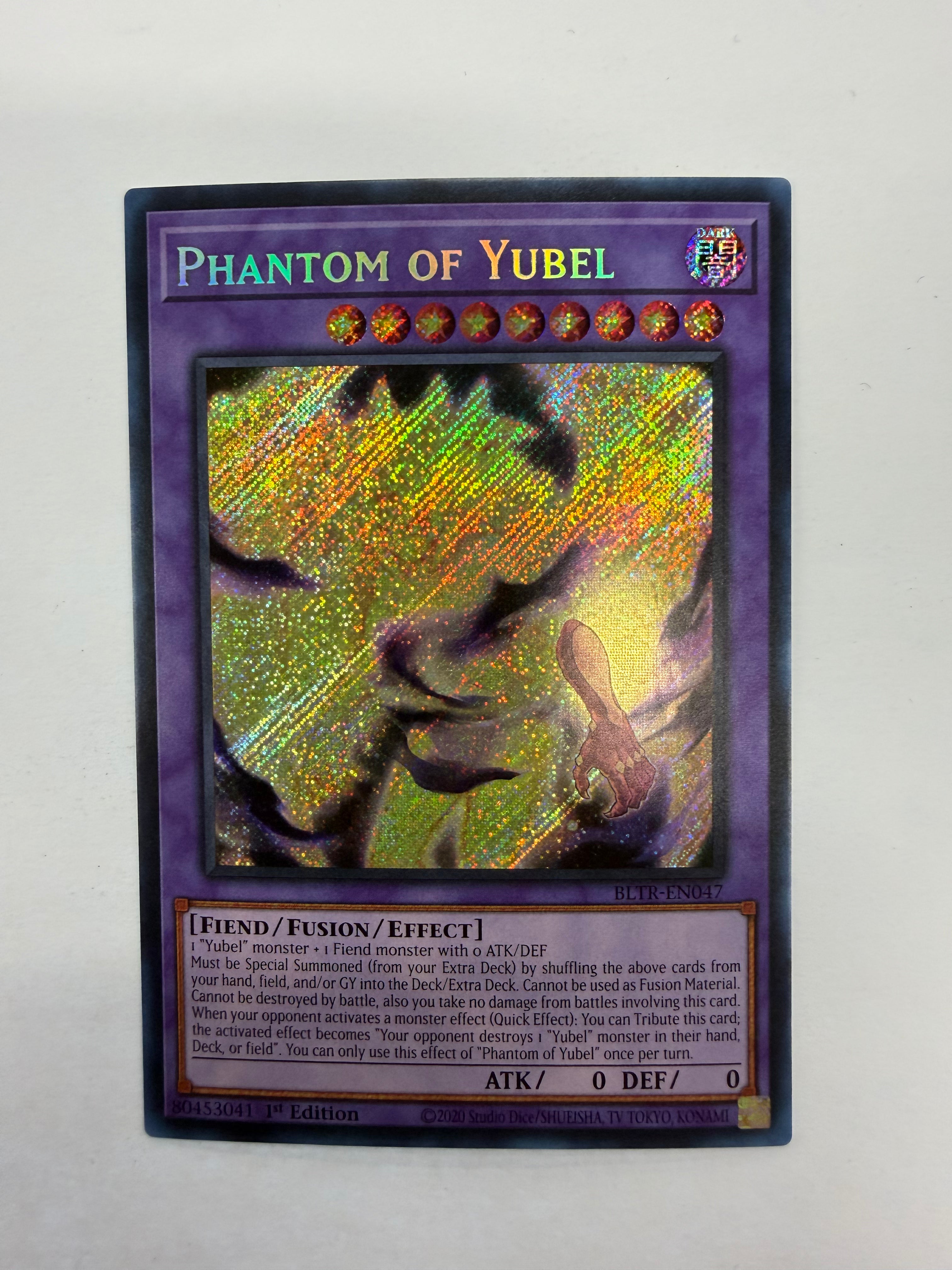 Yu-Gi-Oh! TCG - Battle of Legend: Terminal Revenge Phantom of Yubel BLTR-EN047 Holo NM