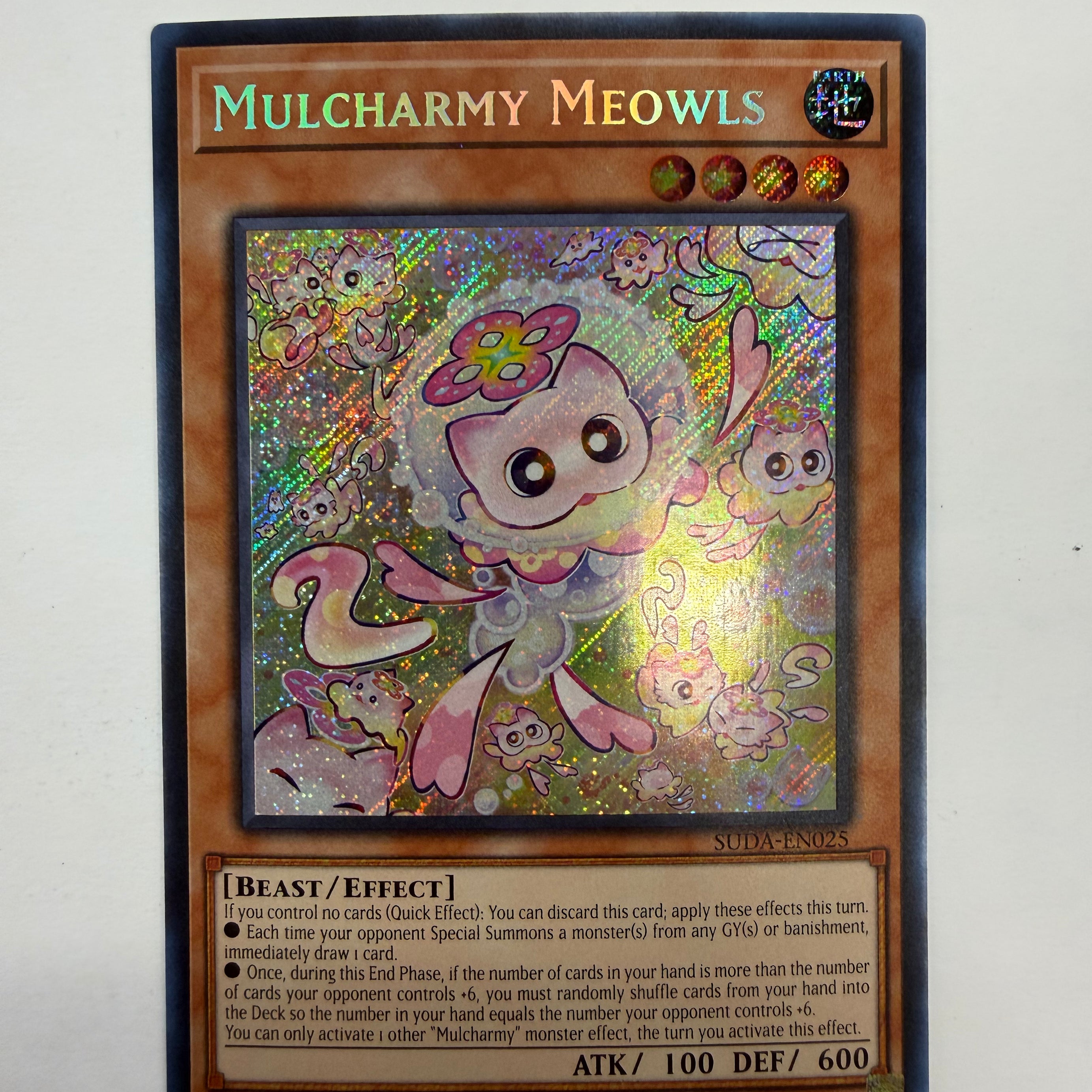 Yu-Gi-Oh! TCG - Supreme Darkness Mulcharmy Meowls SUDA-EN025 Holo NM