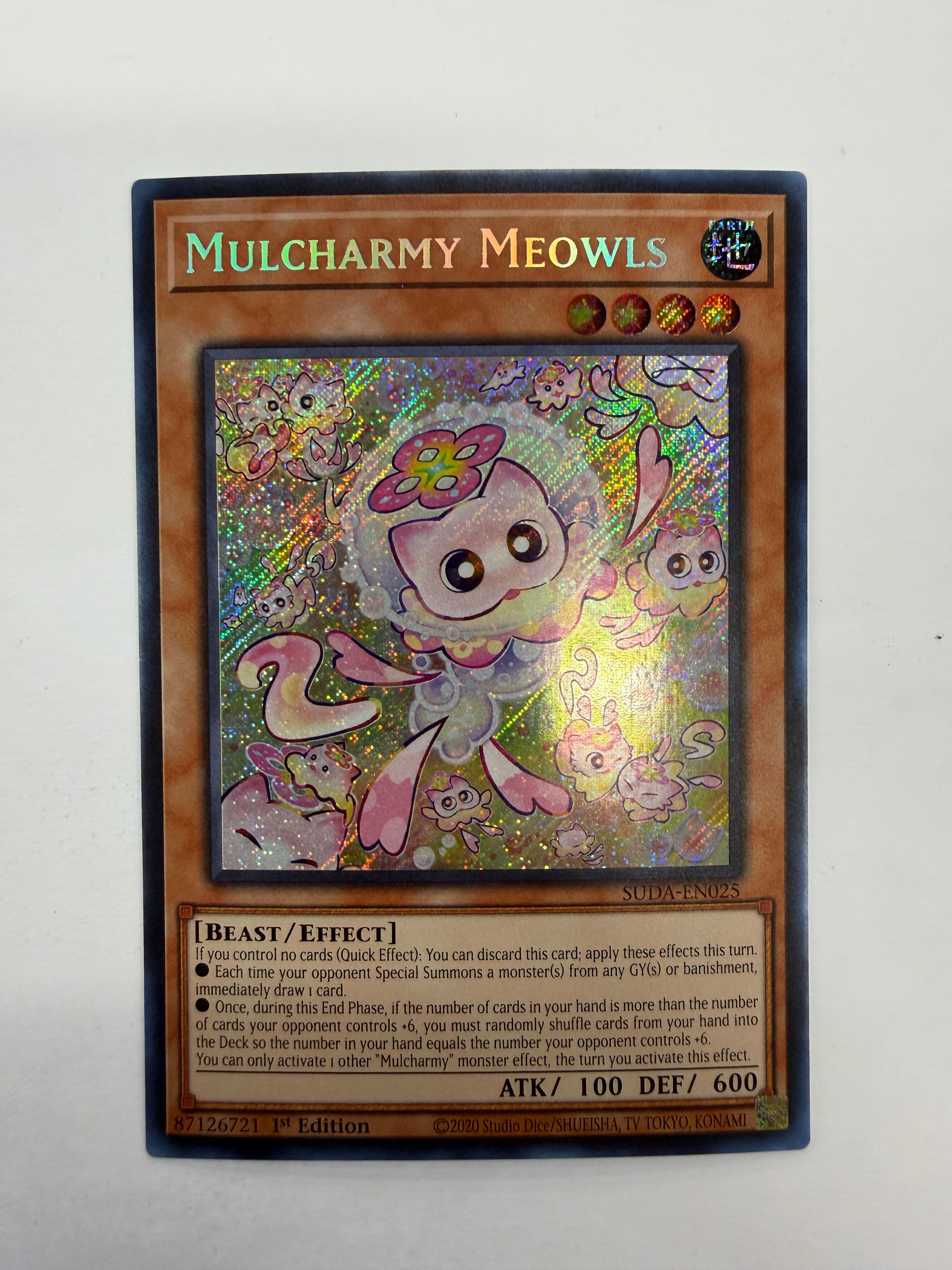 Yu-Gi-Oh! TCG - Supreme Darkness Mulcharmy Meowls SUDA-EN025 Holo NM