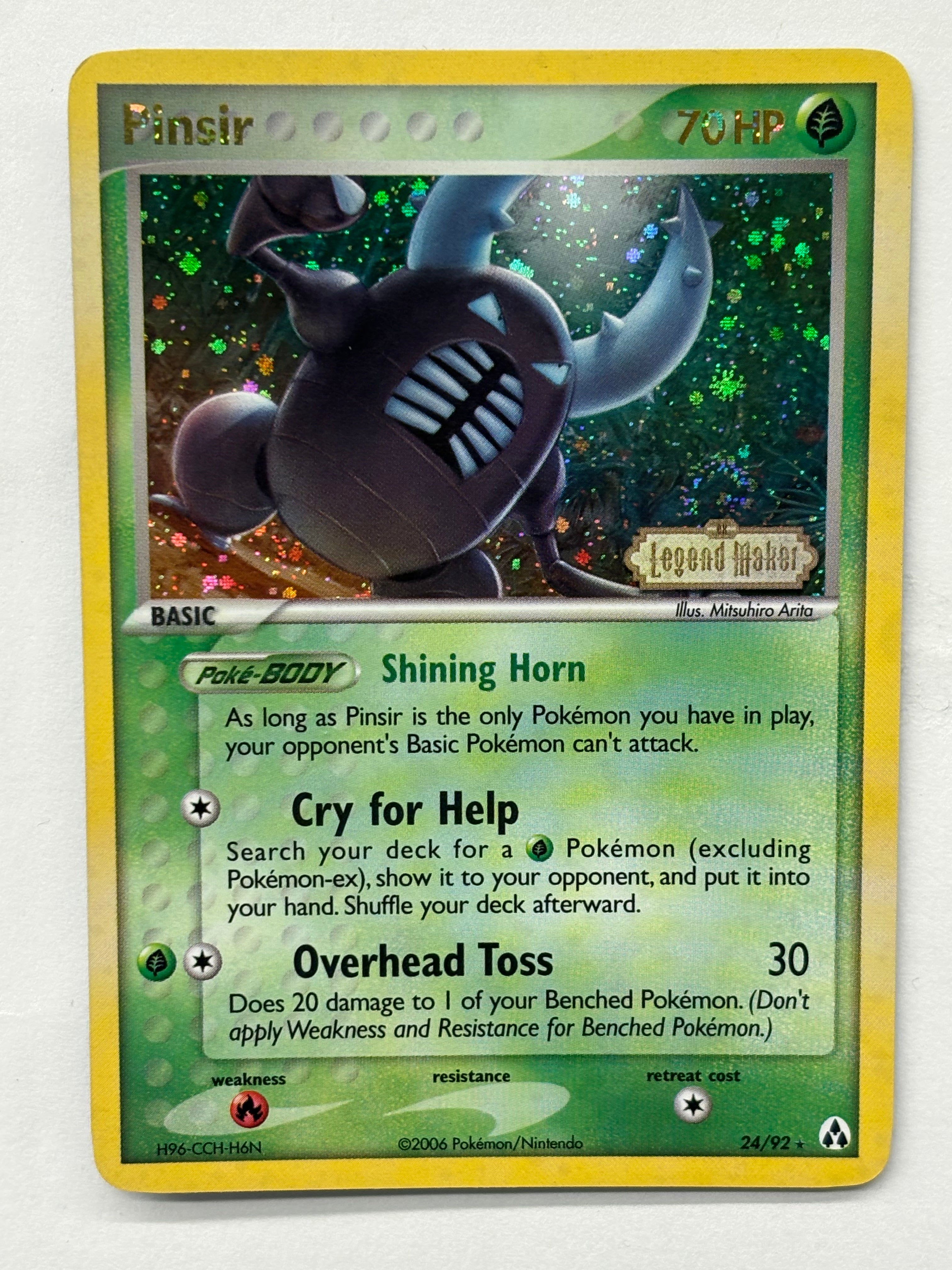 Pokémon TCG - EX Legend Maker Pinsir 24/92 LP
