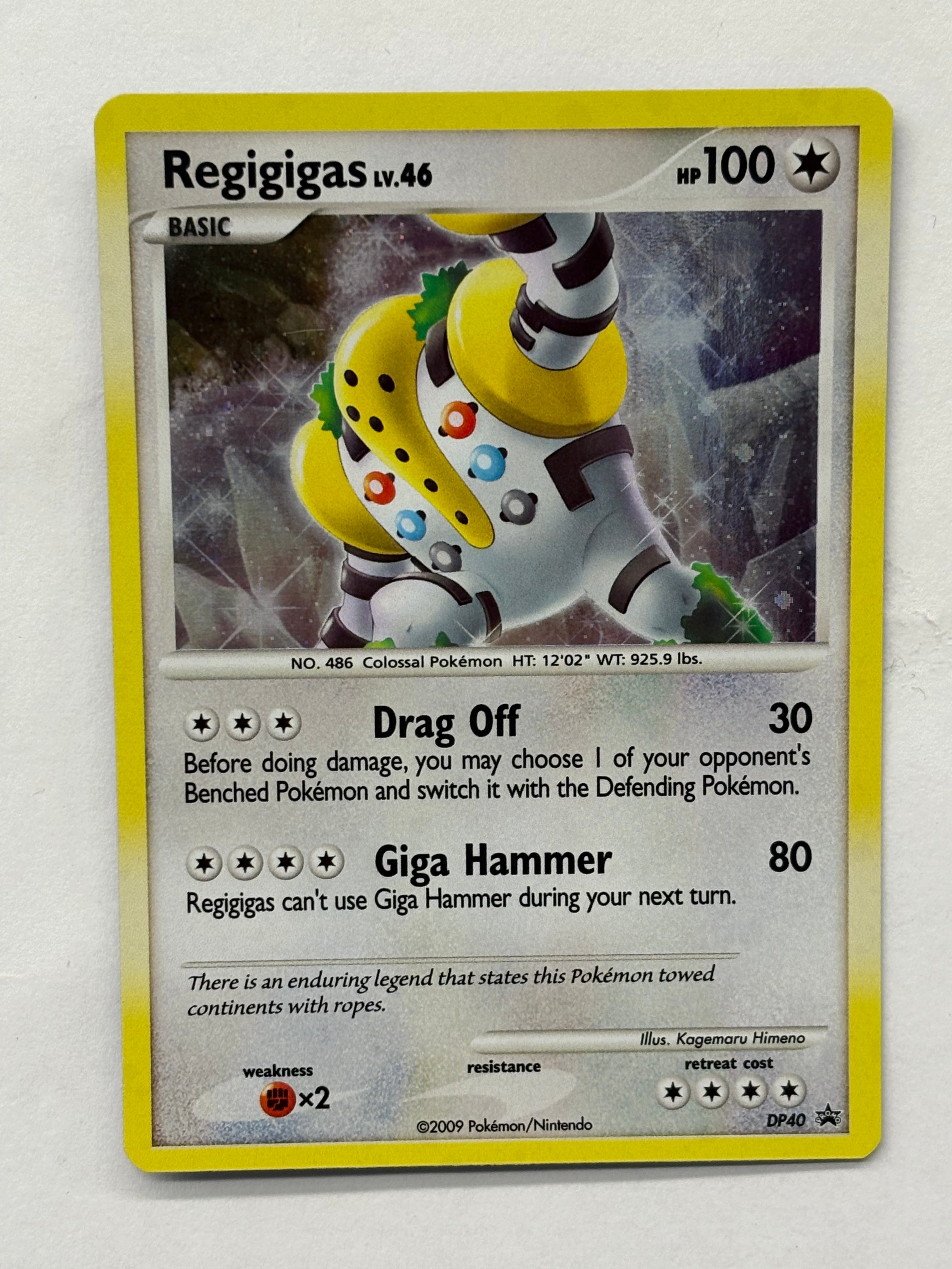 Pokémon TCG - Promo Cards Regigigas DP40 NM