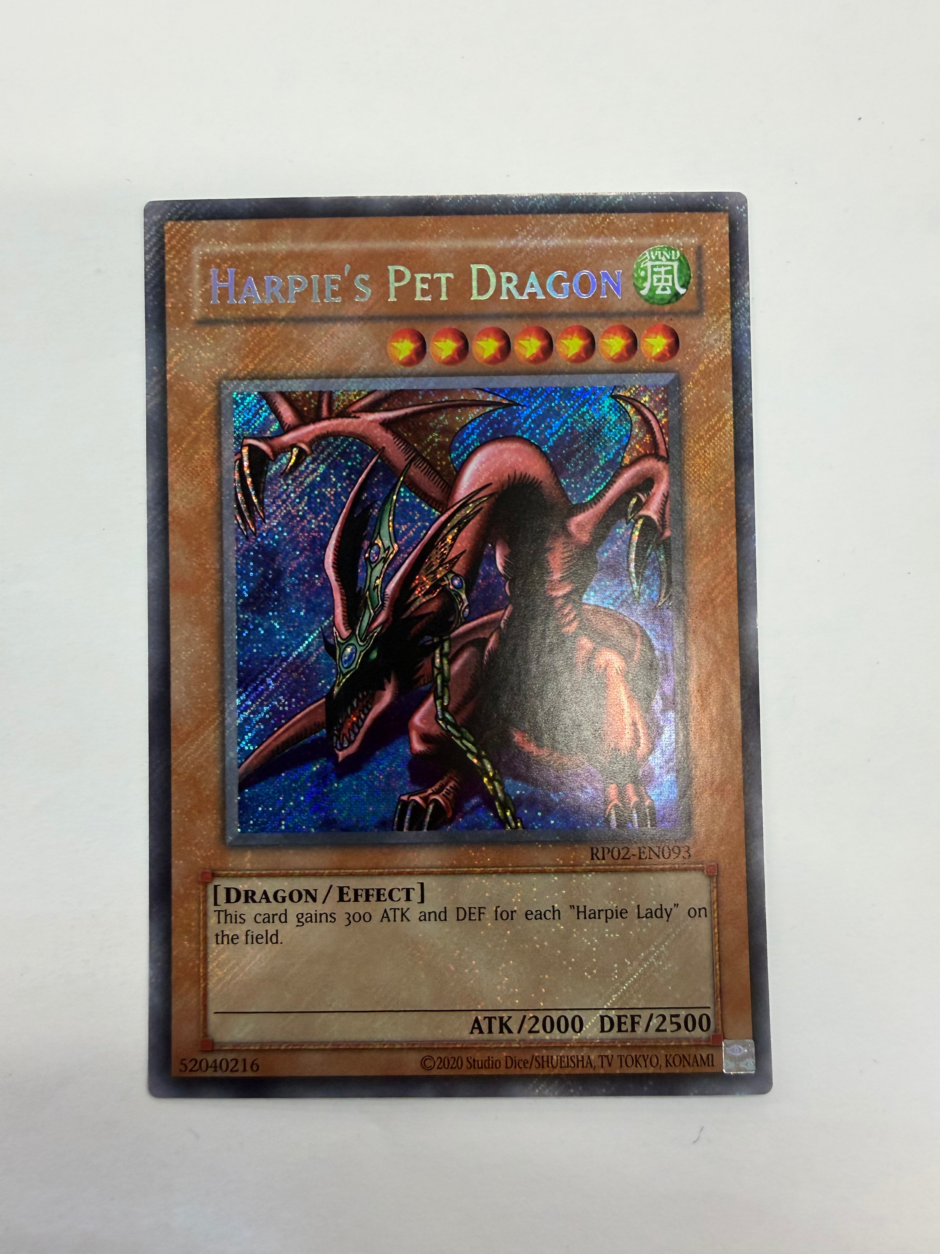 Yu-Gi-Oh! TCG - Retro Pack 2 Harpie's Pet Dragon RP02-EN093 Holo NM